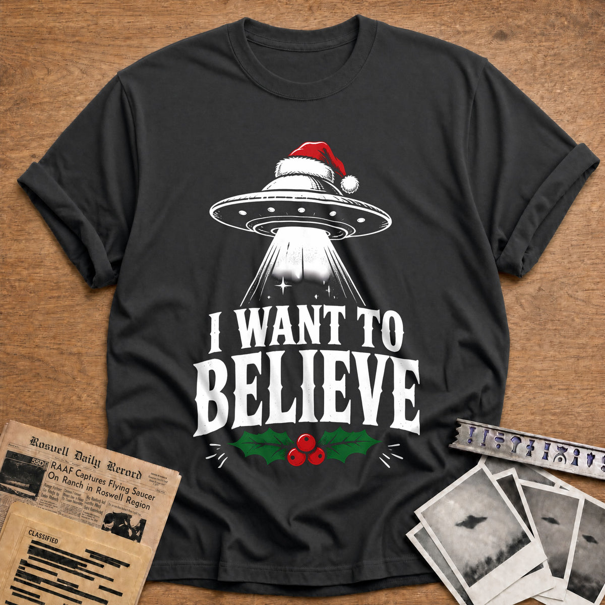 I Want To Believe 72 T-Shirt - Charcoal