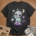Kawaii Grey Alien 55 T-Shirt - Charcoal