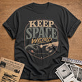 Keep Space Weird 01 - Charcoal
