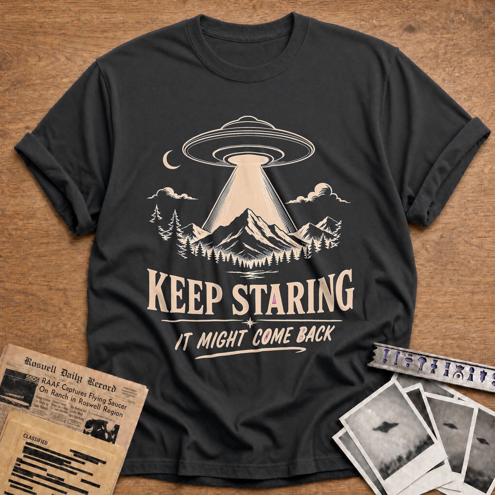 Keep Staring - Charcoal