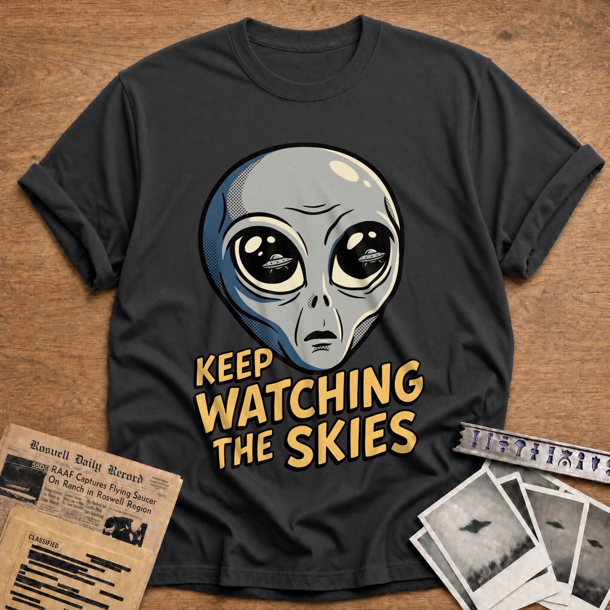 Keep Watching The Skies - Charcoal