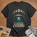 Lunar Landing T-Shirt - Charcoal