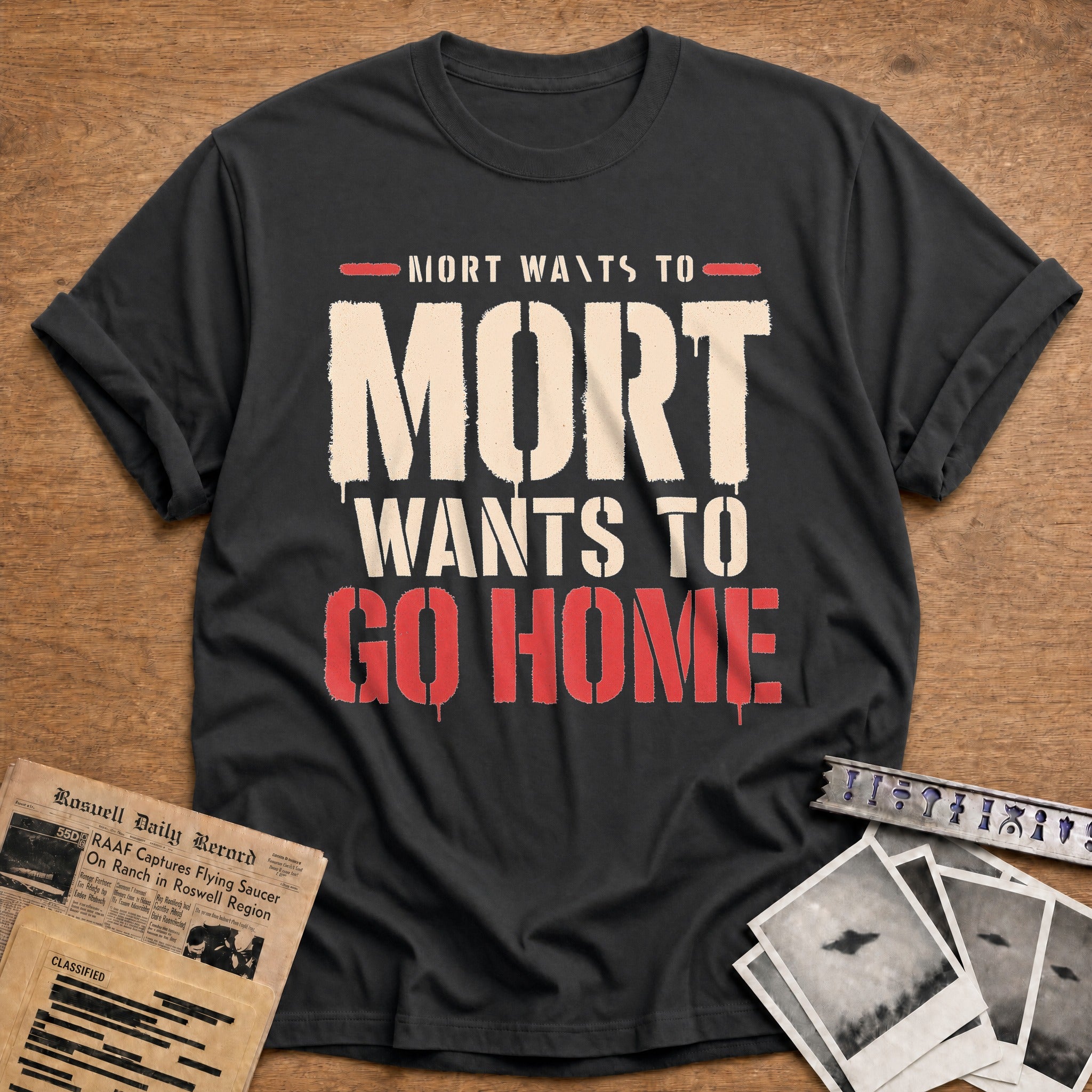 Mort Wants To Go Home 02 - Charcoal