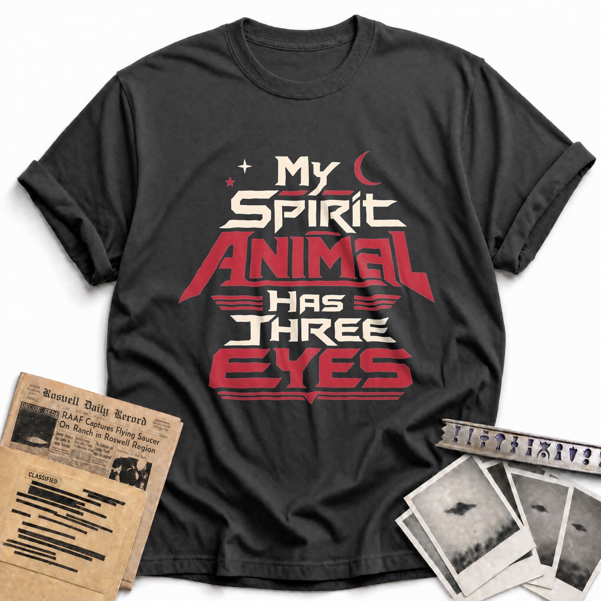 My Spirit Animal Has Three Eyes 05 - Charcoal