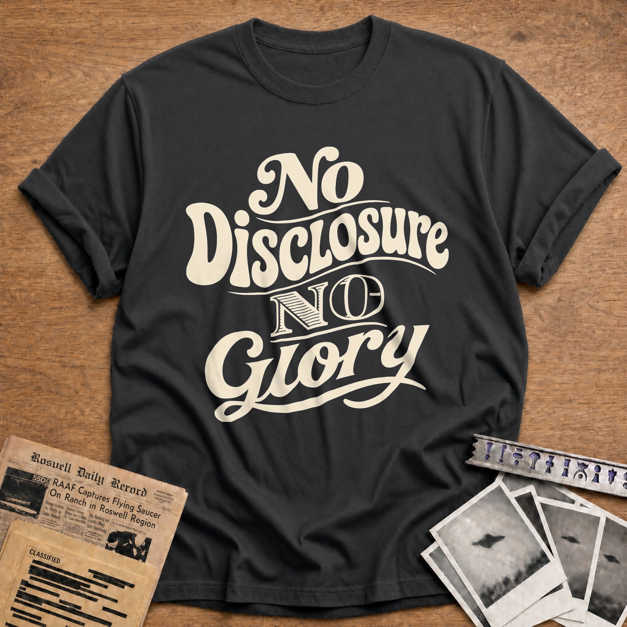 No Disclosure No Glory 01 - Charcoal