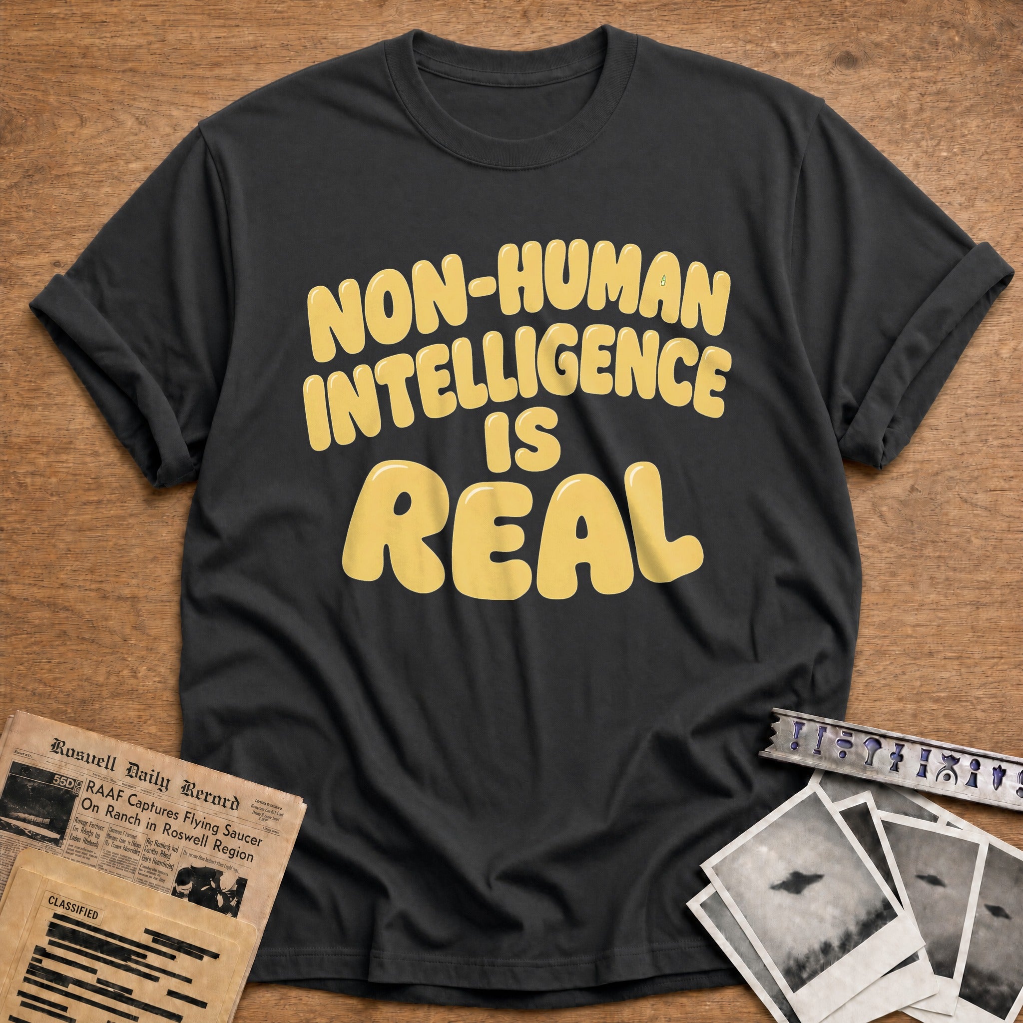 Non Human Intelligence Is Real 04 - Charcoal