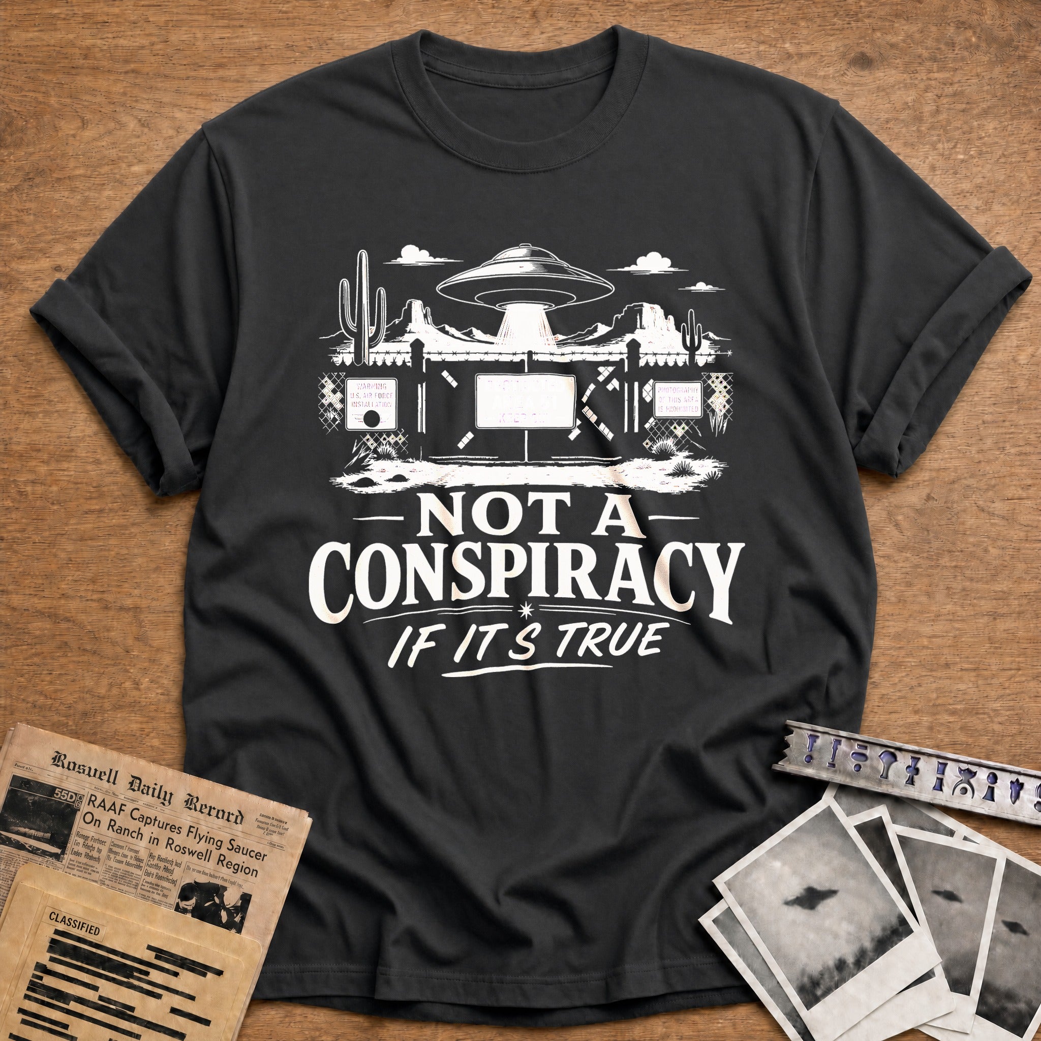 Not A Conspiracy, If It's True - Charcoal