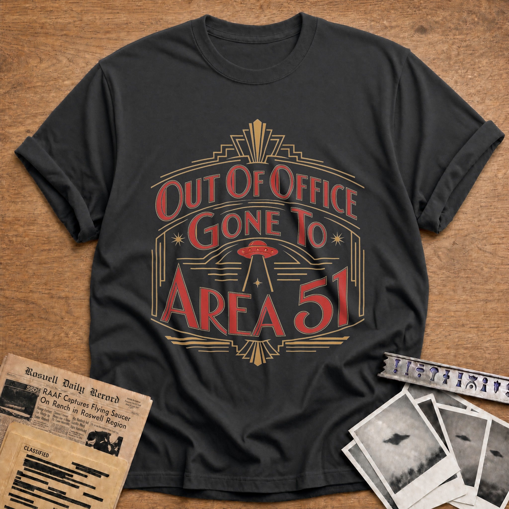 Out Of Office Gone To Area 01 - Charcoal
