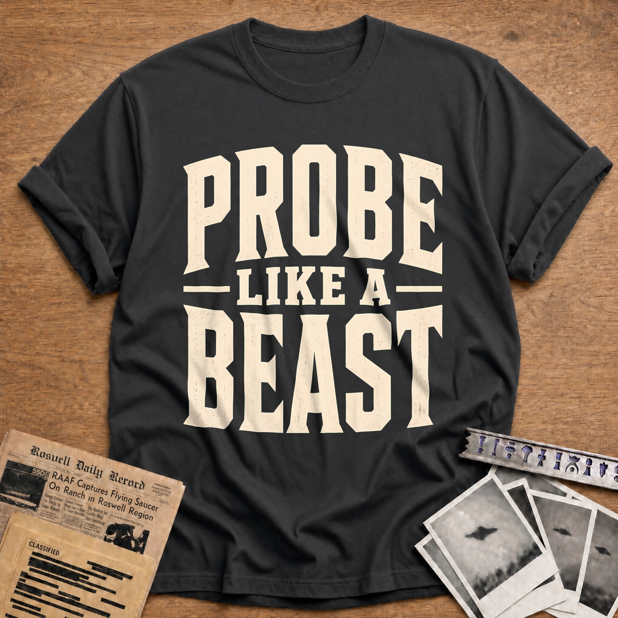 Probe Like A Beast 71 T-Shirt - Charcoal