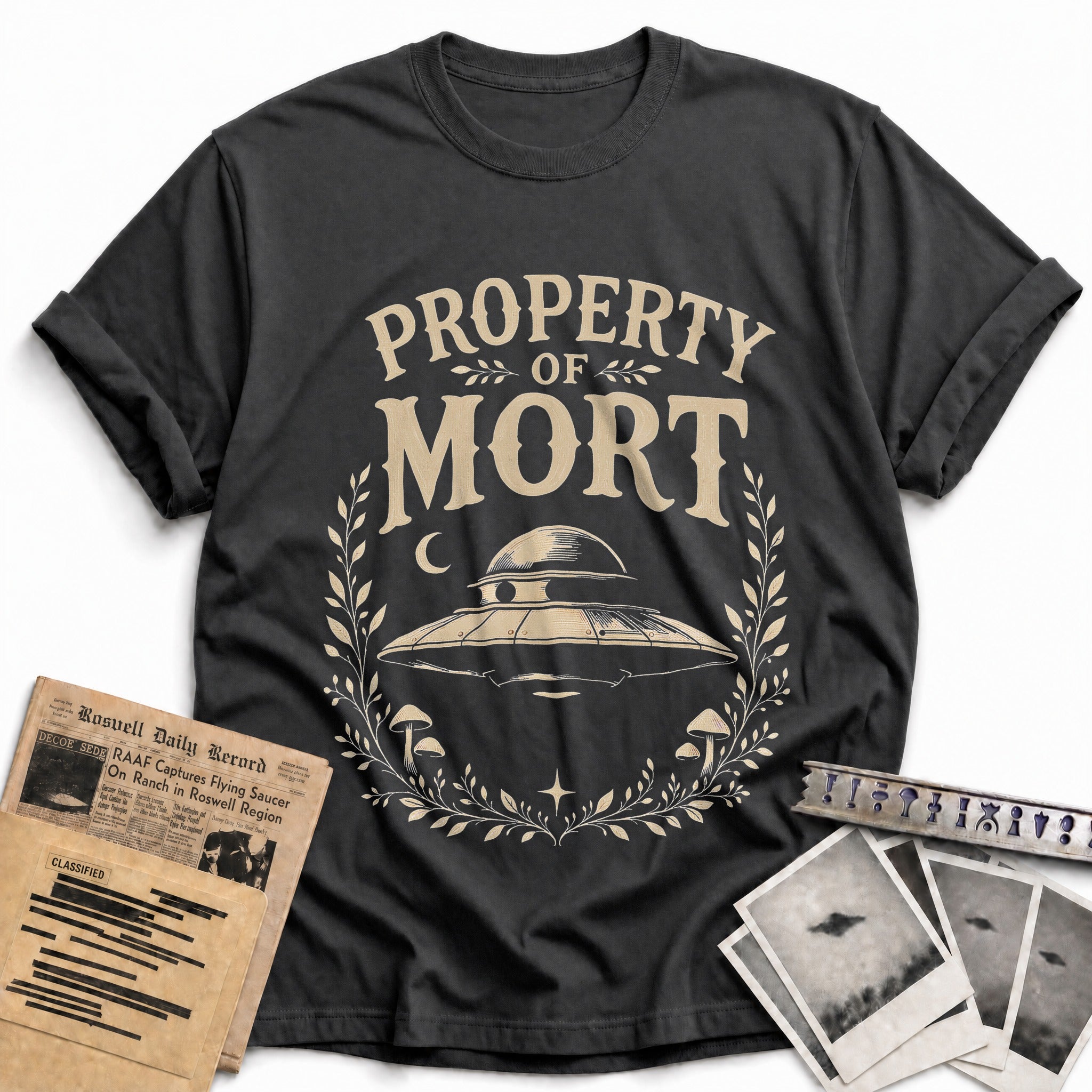 Property Of Mort 02 - Charcoal
