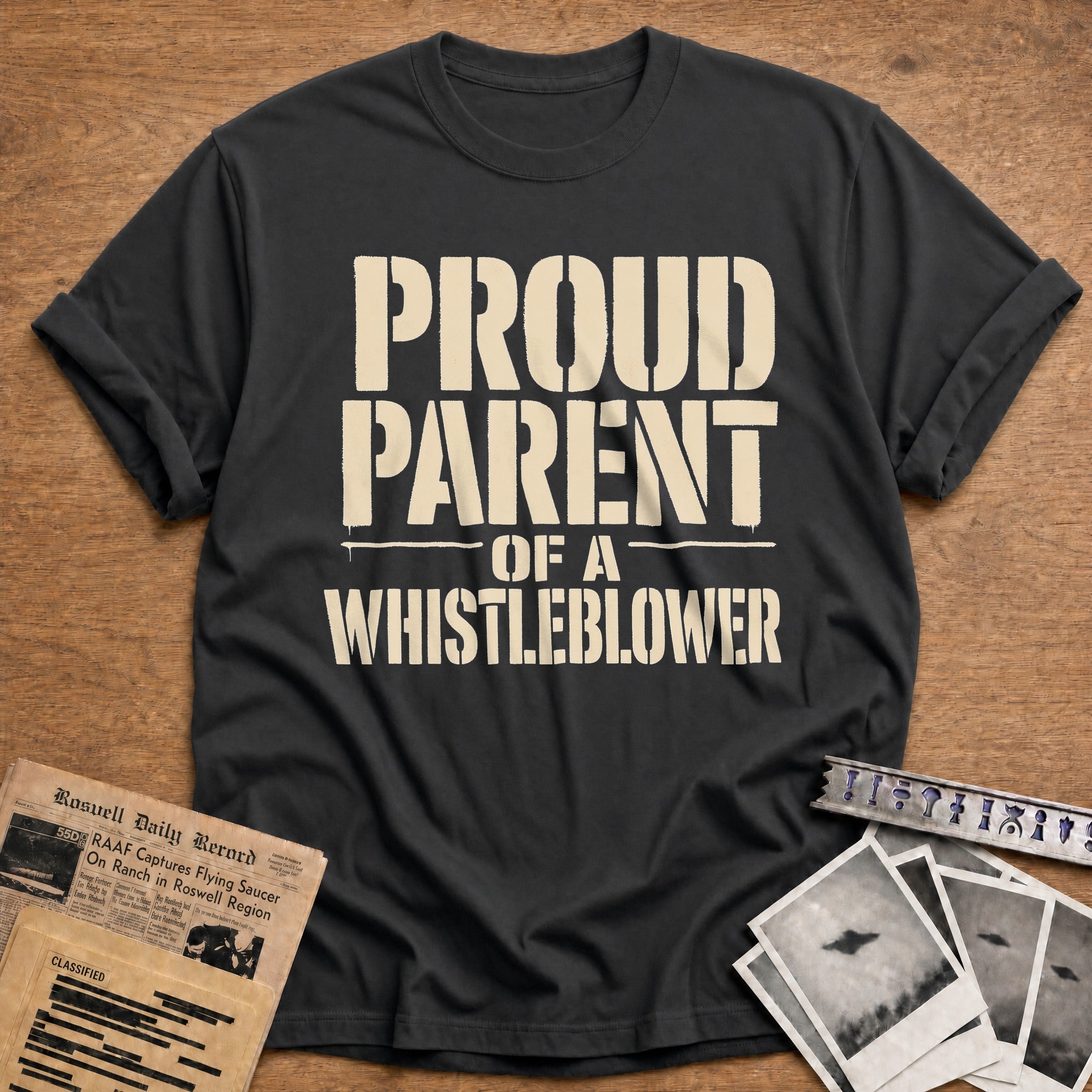 Proud Parent Of A Whistleblower 01 - Charcoal