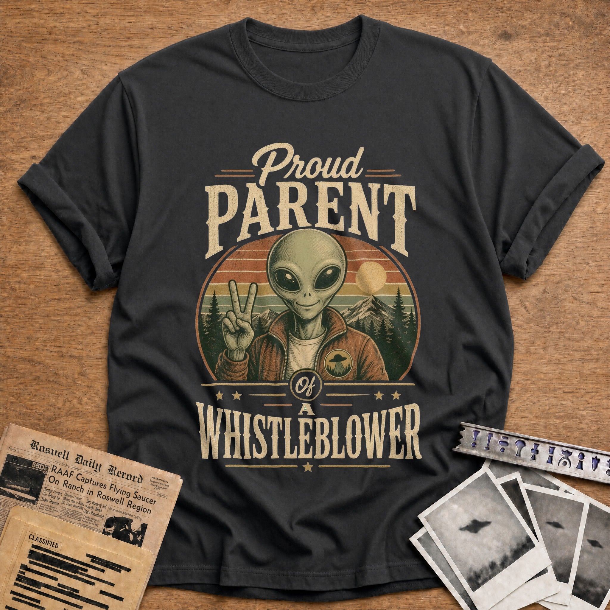 Proud Parent Of A Whistleblower 02 - Charcoal