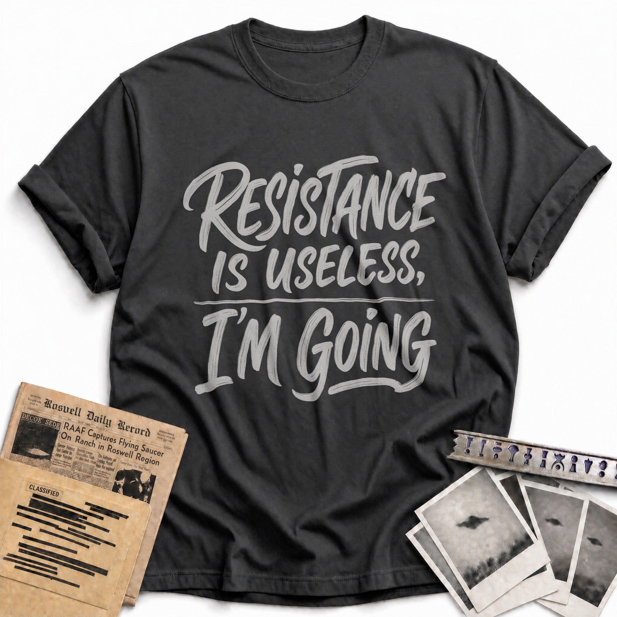 Resistance Is Useless Im Going 06 - Charcoal