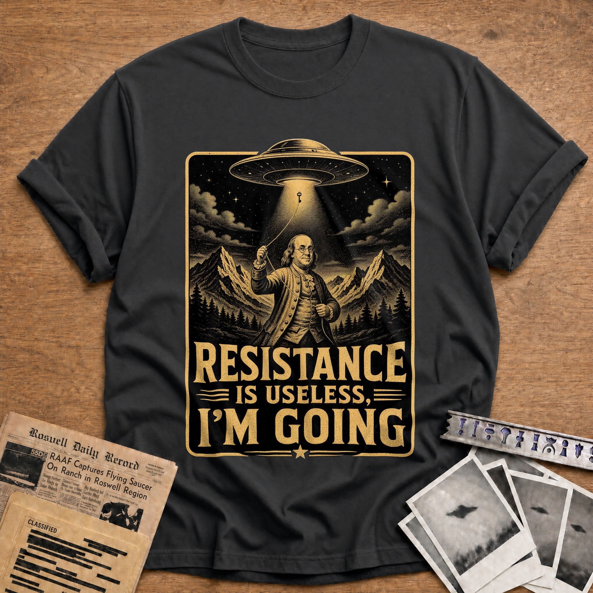 Resistance Is Useless Im Going 02 - Charcoal