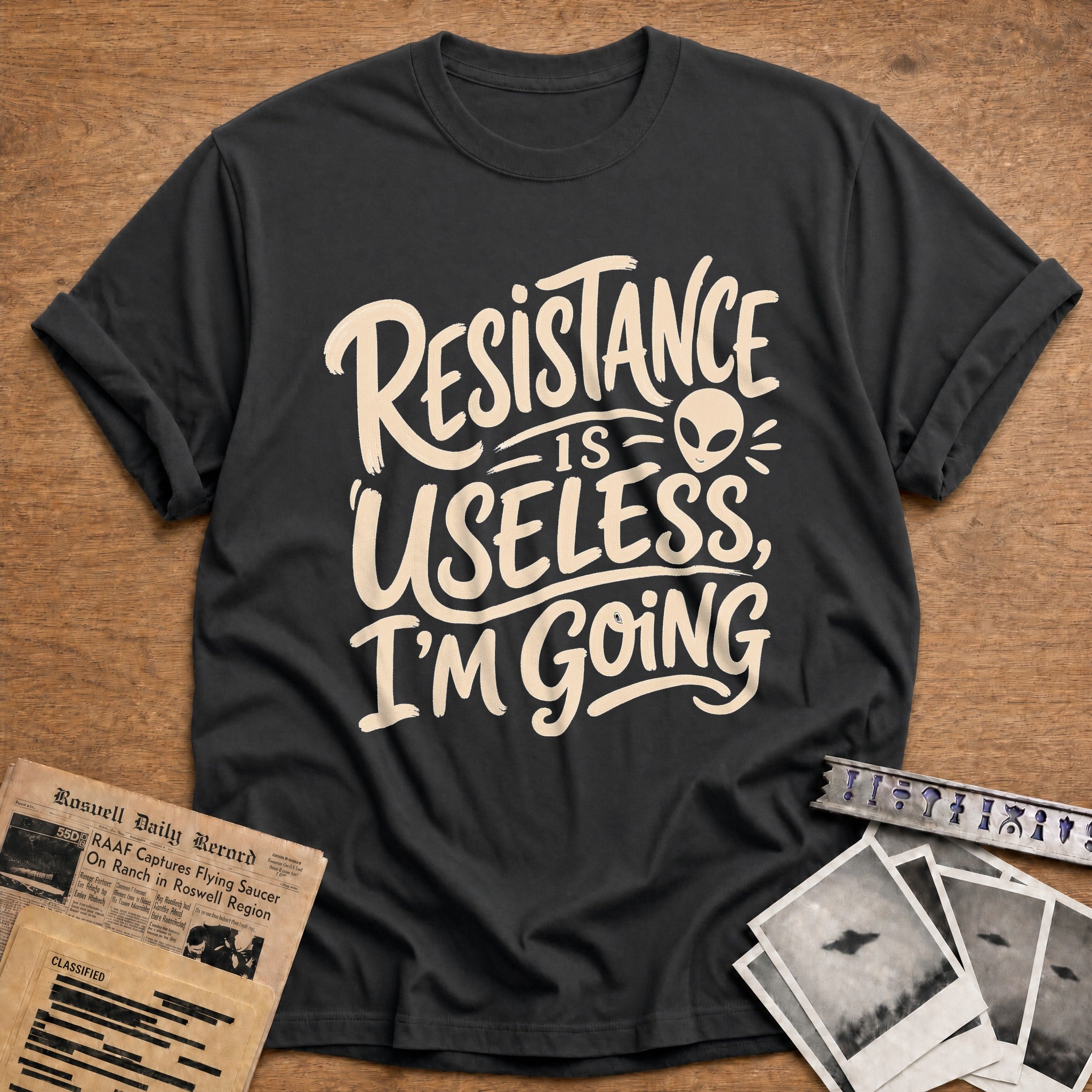 Resistance Is Useless Im Going 03 - Charcoal