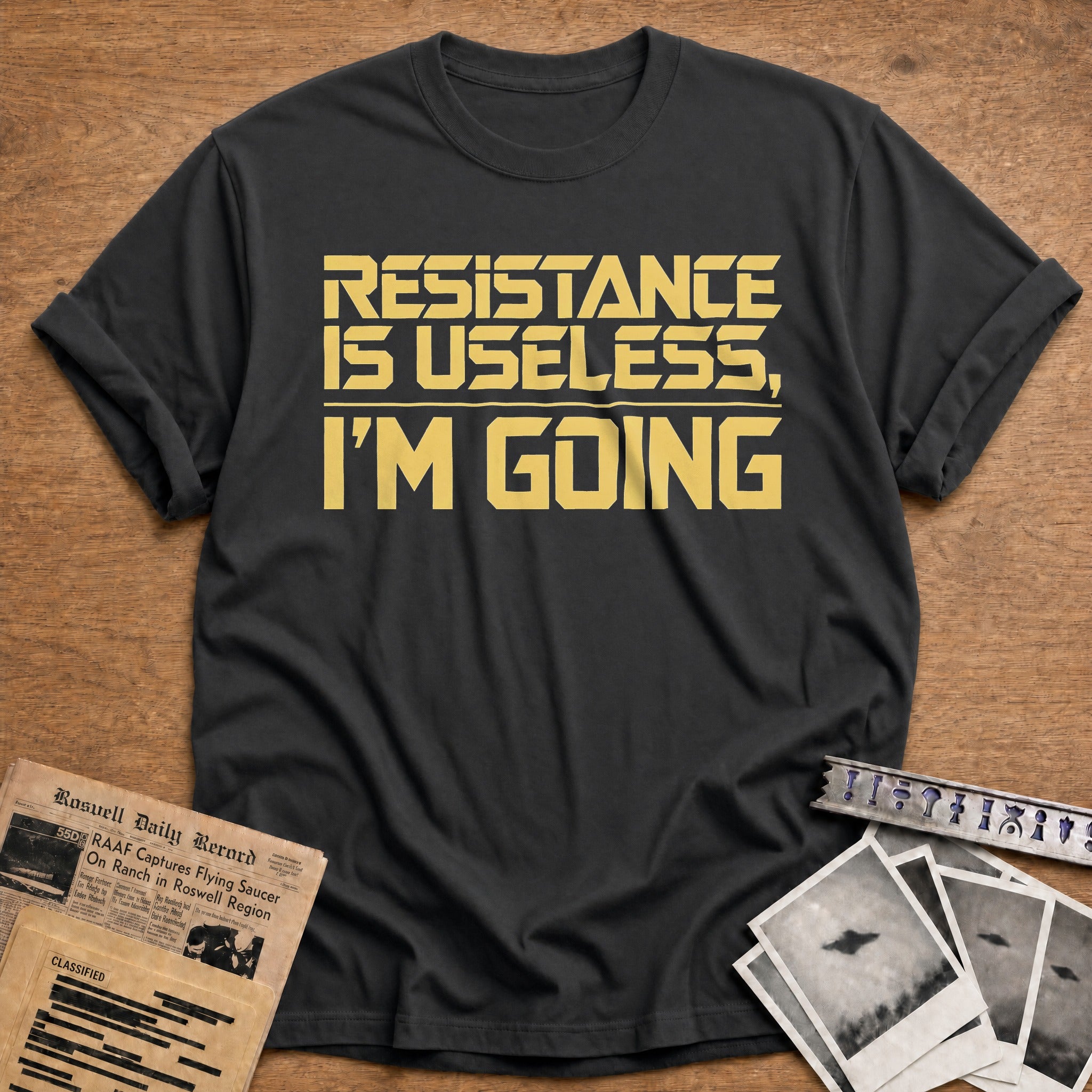 Resistance Is Useless Im Going 05 - Charcoal