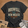 Roswell New Mexico Est 1947 60 T-Shirt - Charcoal
