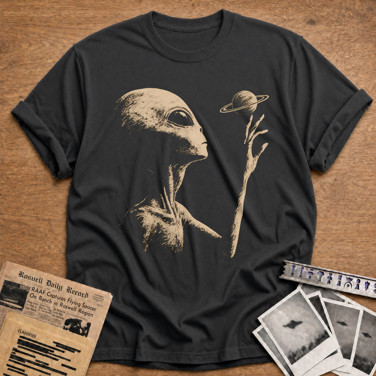 Saturn 26 T-Shirt - Charcoal