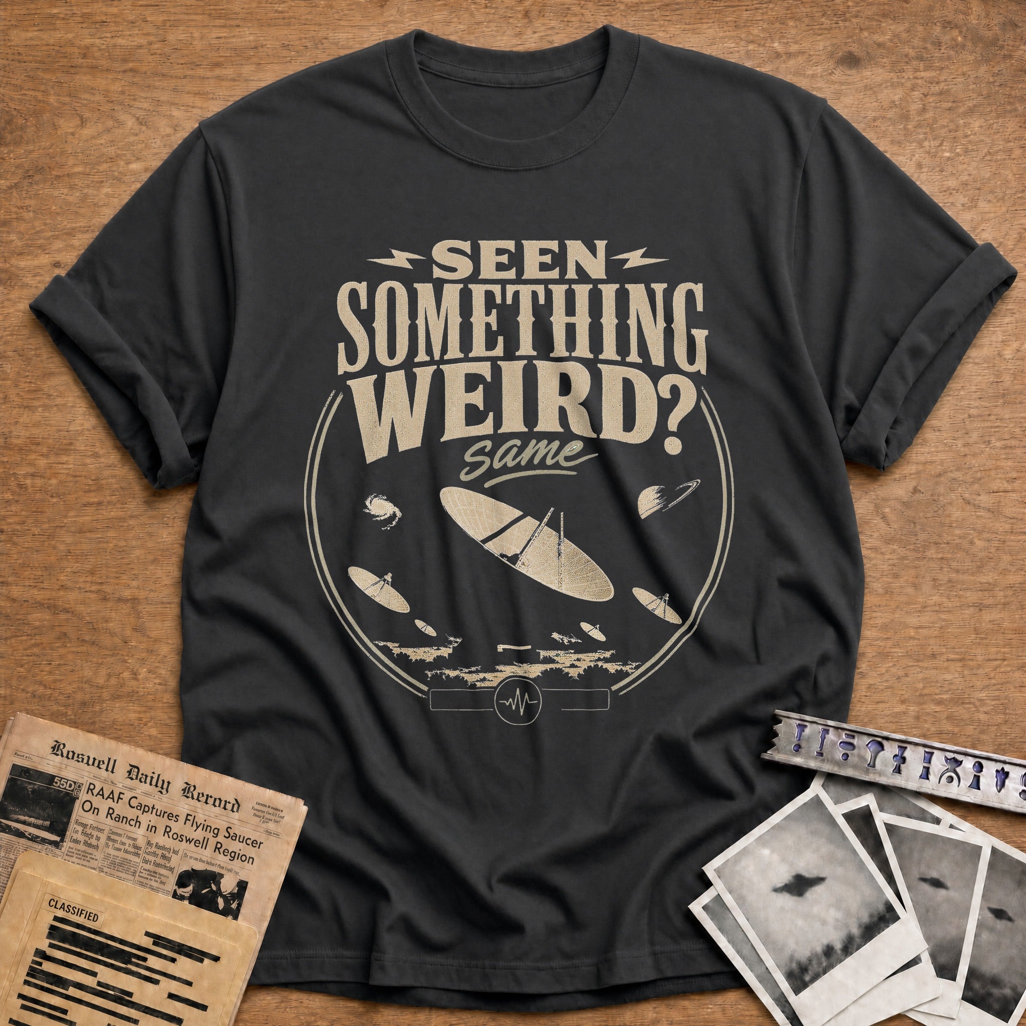 Seen Something Weird - Charcoal