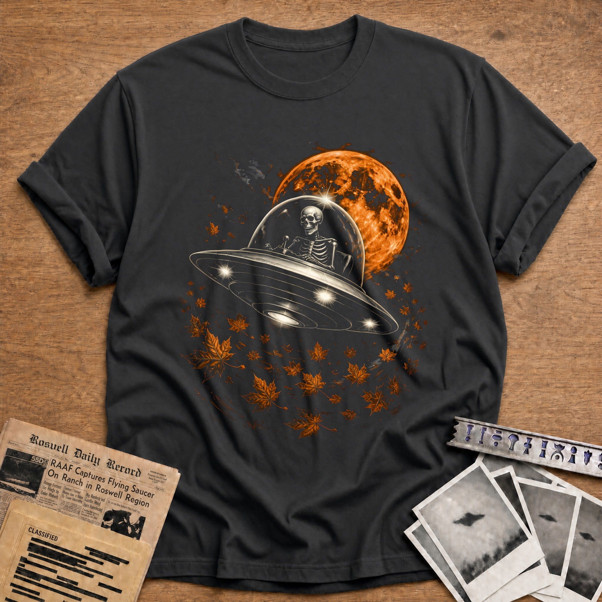 Skeleton Ufo Pilot 54 - Charcoal