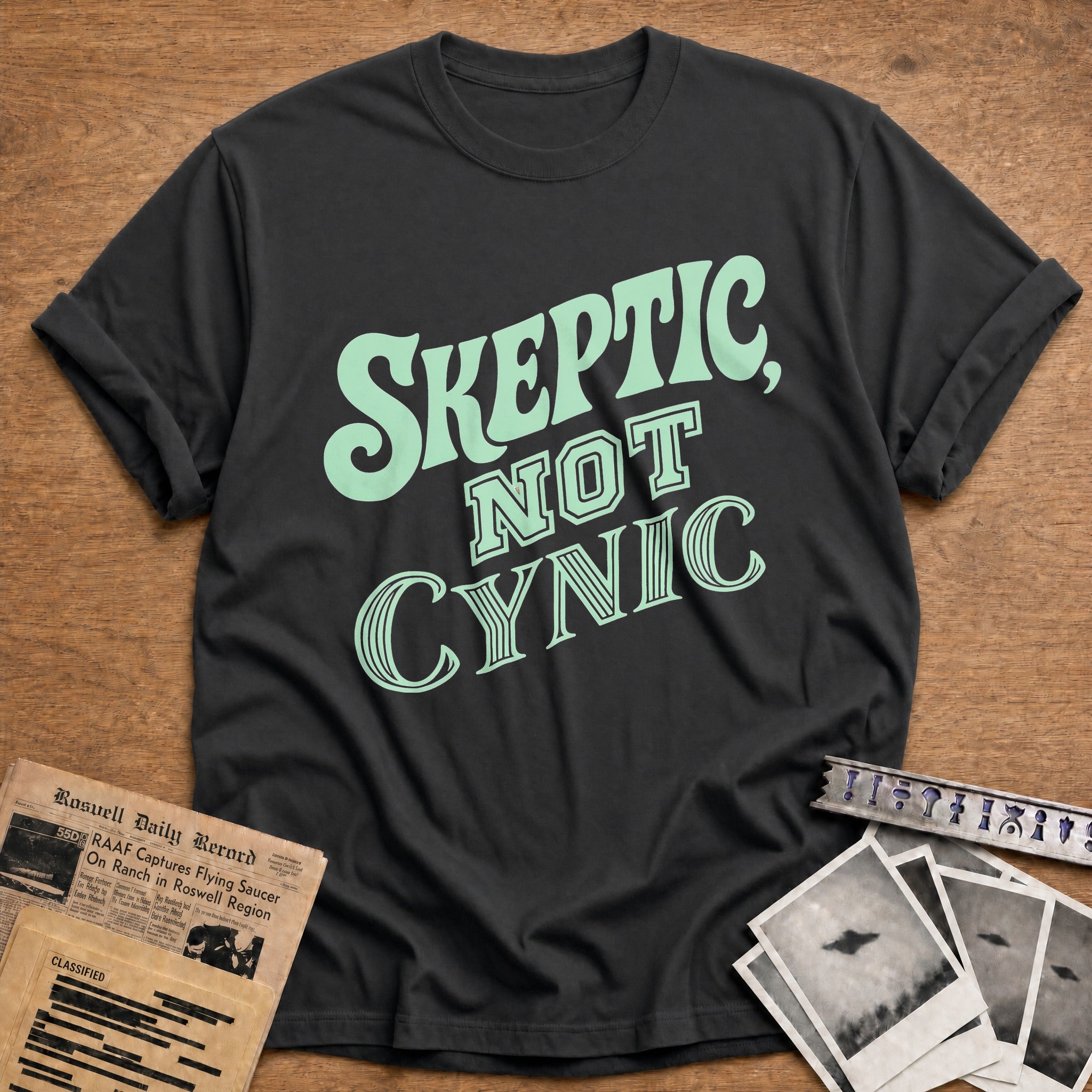 Skeptic Not Cynic 01 - Charcoal
