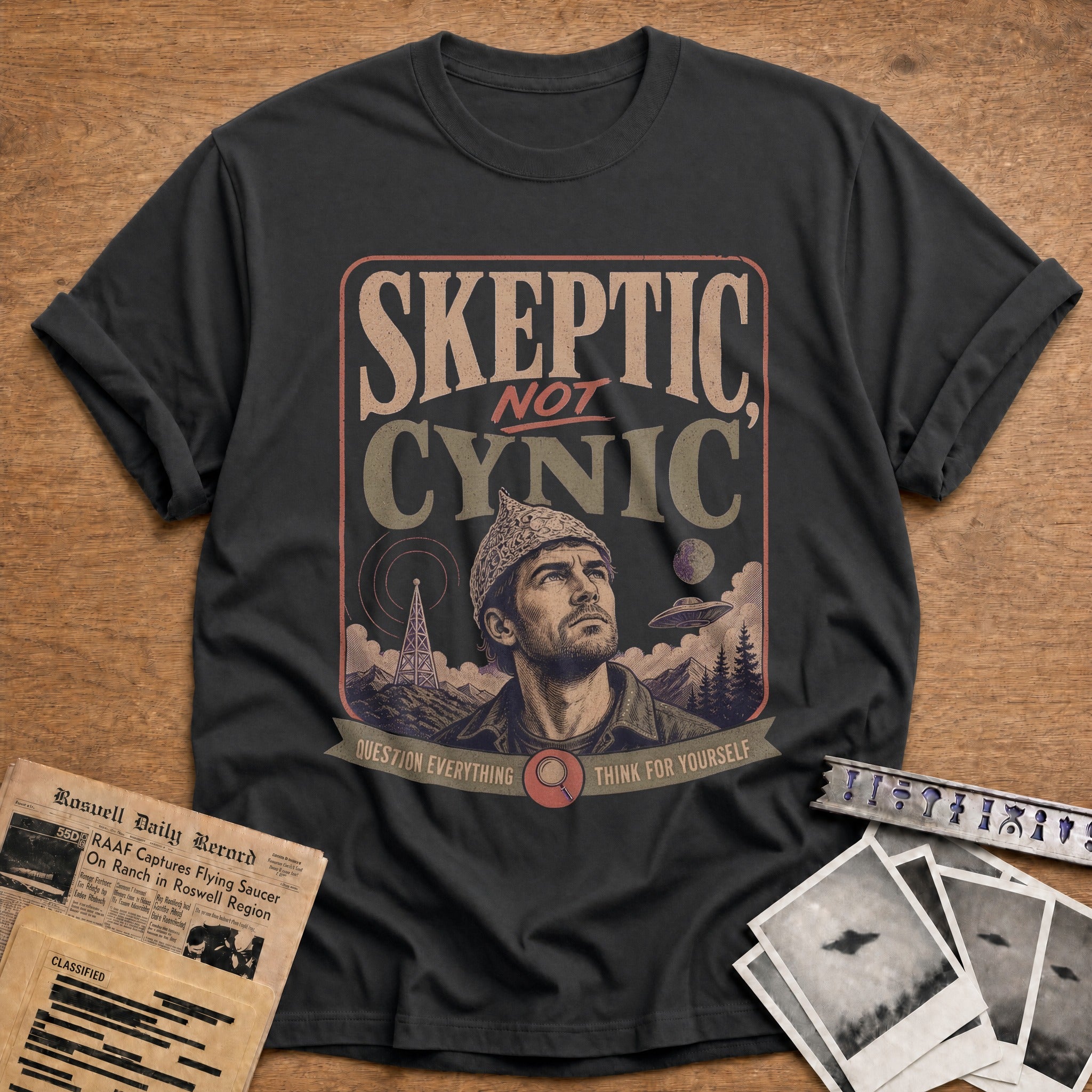 Skeptic Not Cynic 02 - Charcoal