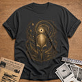 Skull Wormhole 23 T-Shirt - Charcoal