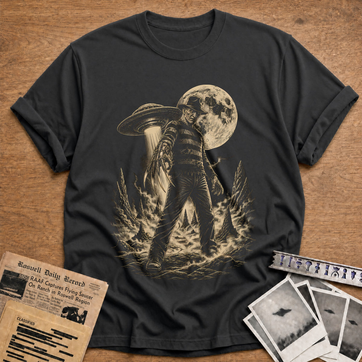 Star Slasher 79 T-Shirt - Charcoal