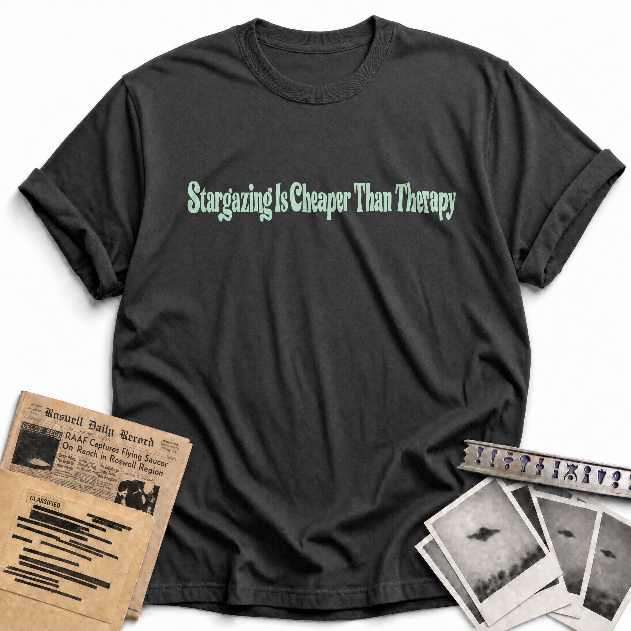 Stargazing Is Cheaper Than Therapy 06 - Charcoal