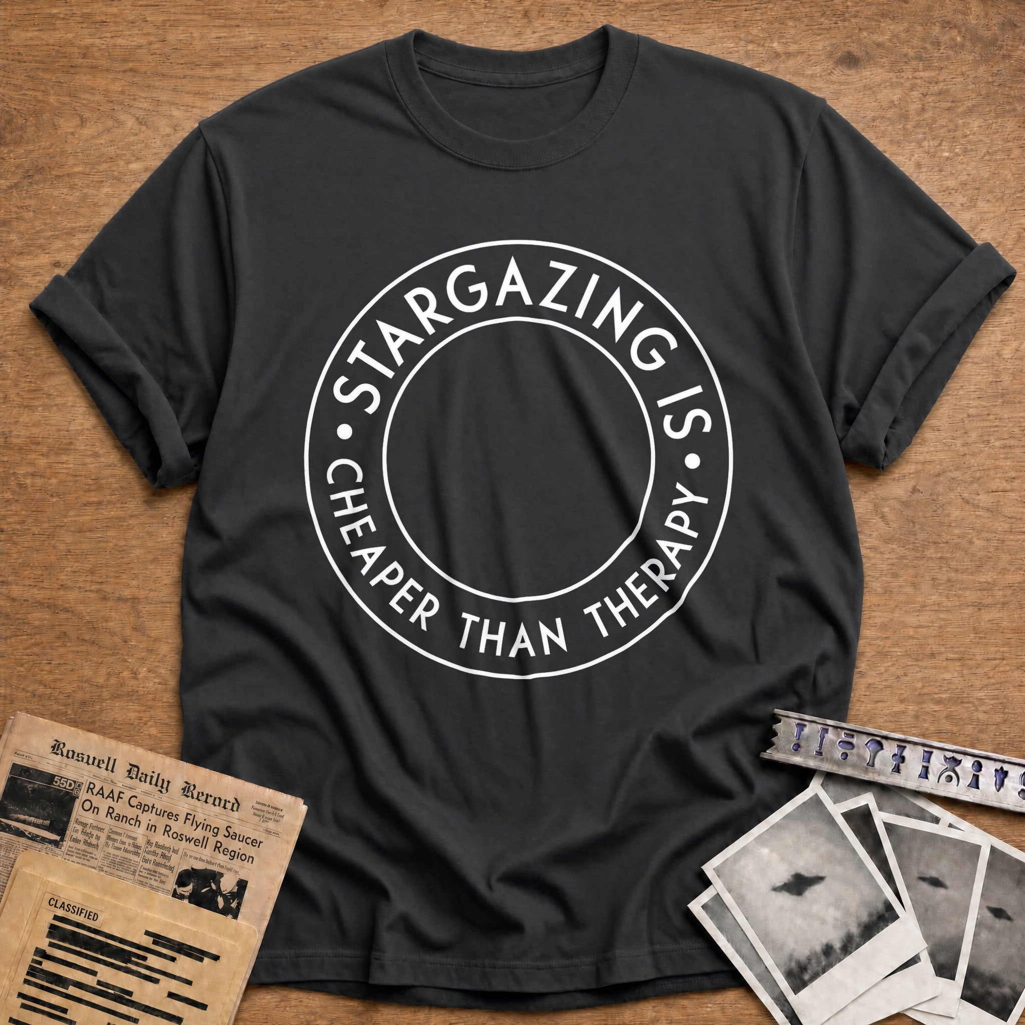 Stargazing Is Cheaper Than Therapy 05 - Charcoal
