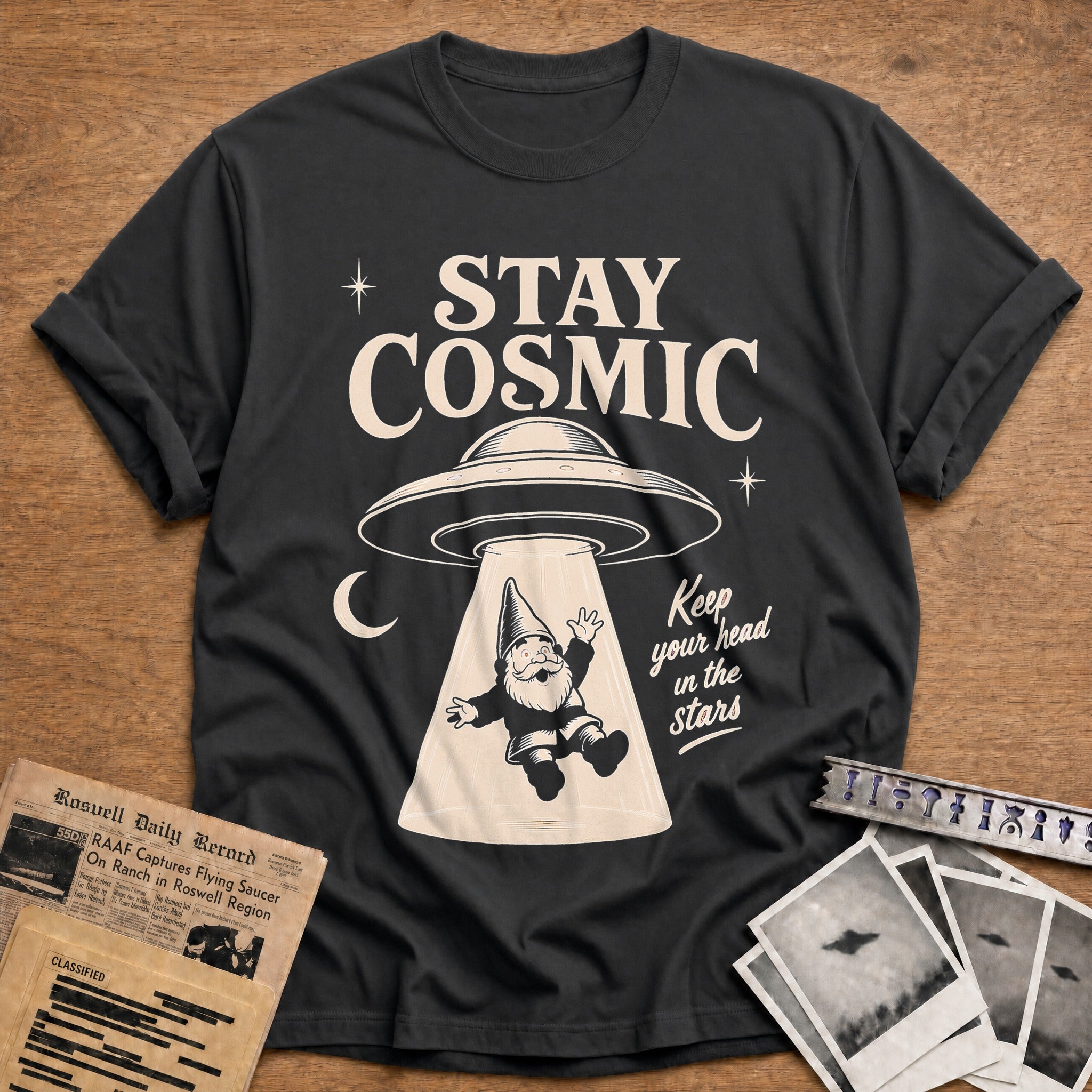 Stay Cosmic - Charcoal