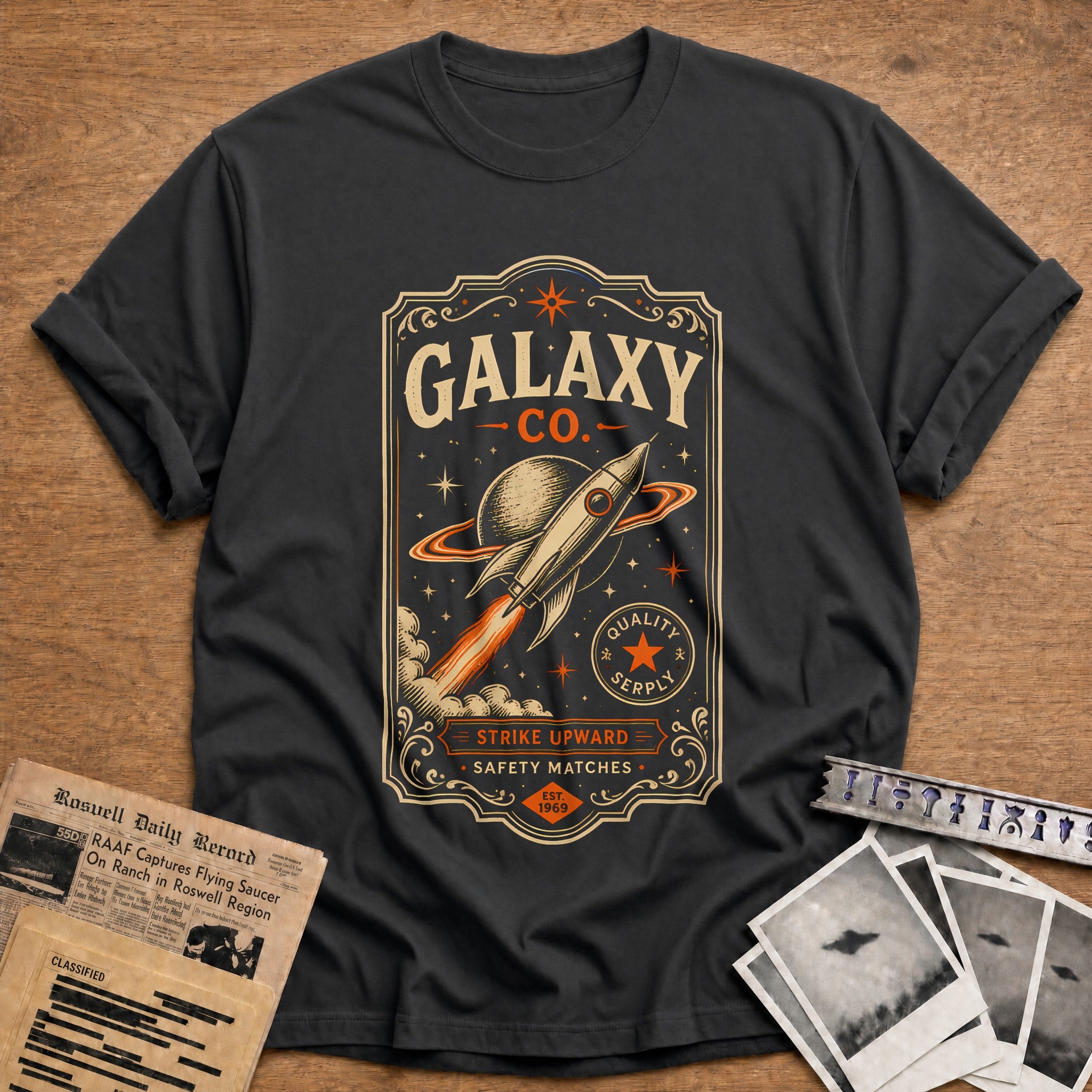 Strike Upward T-Shirt - Charcoal