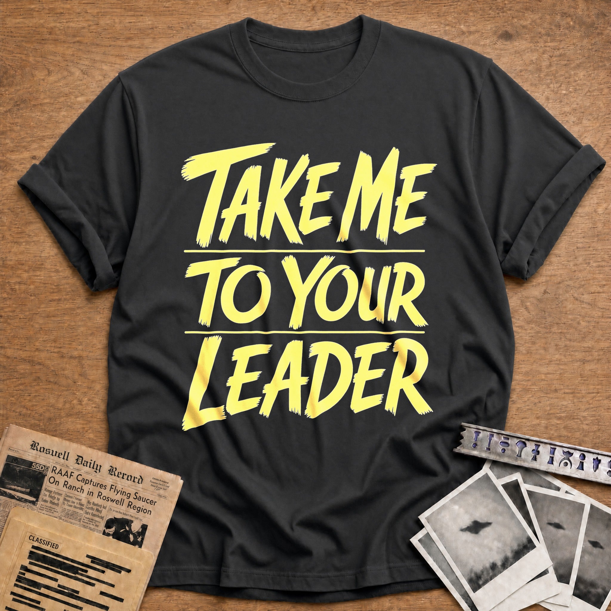 Take Me To Your Leader - Charcoal