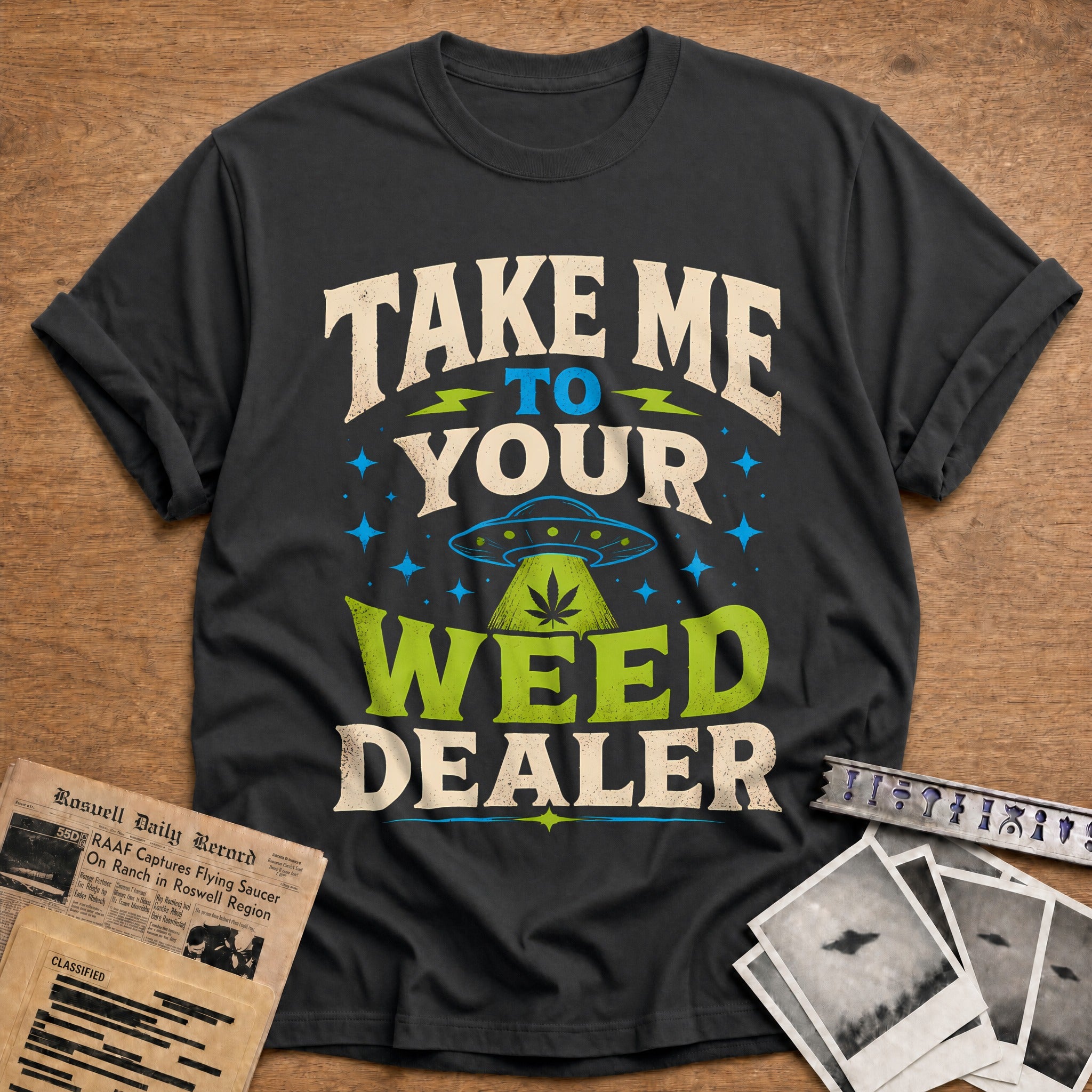 Take Me To Your Weed Dealer 89 T-Shirt - Charcoal