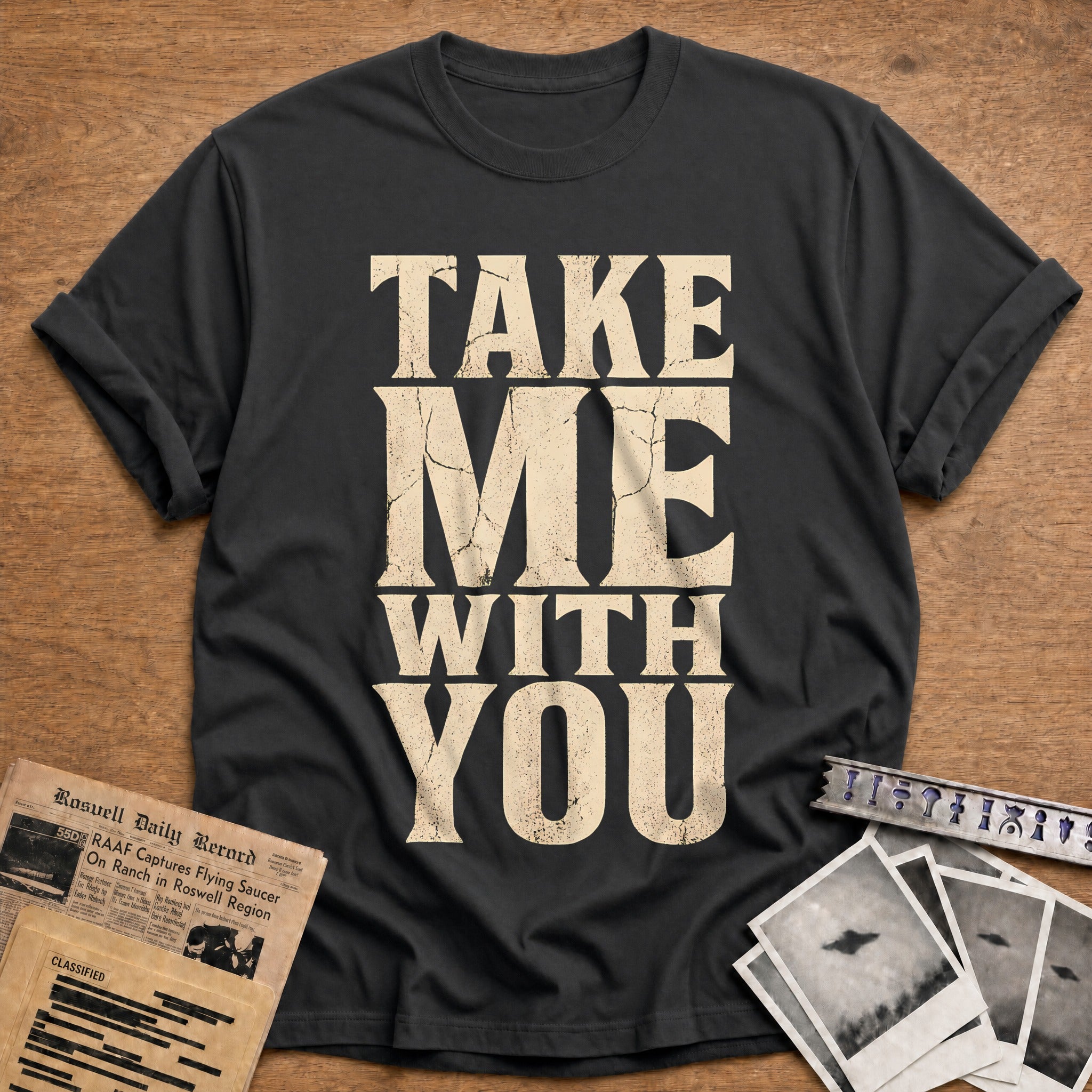 Take Me With You 88 T-Shirt - Charcoal
