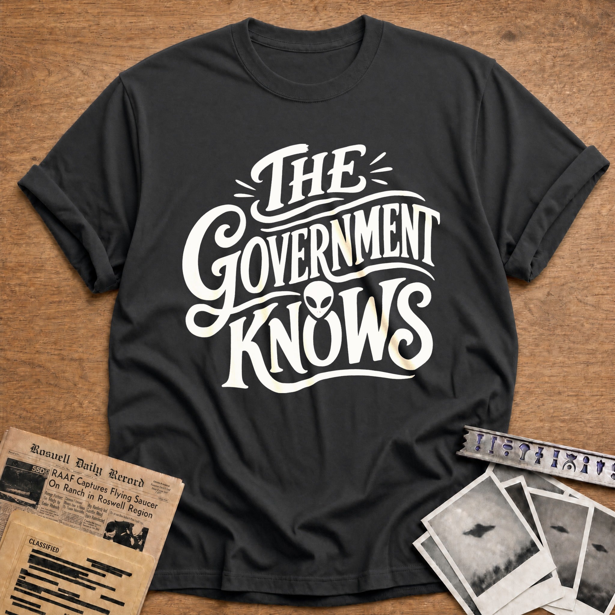 The Government Knows - Charcoal