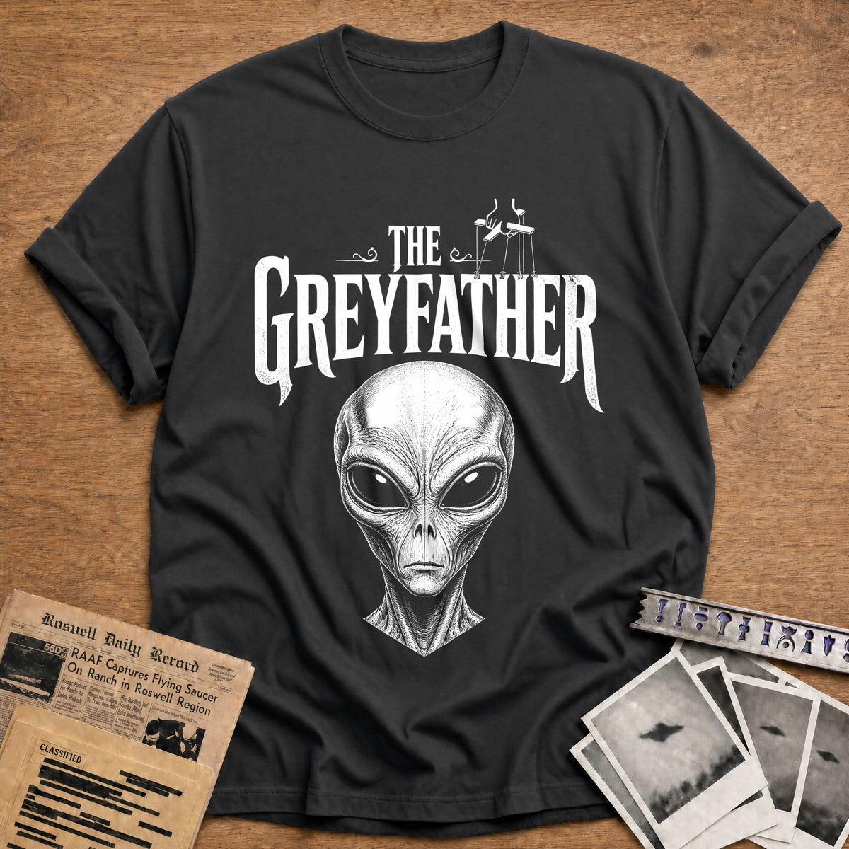 The Greyfather 96 T-Shirt - Charcoal