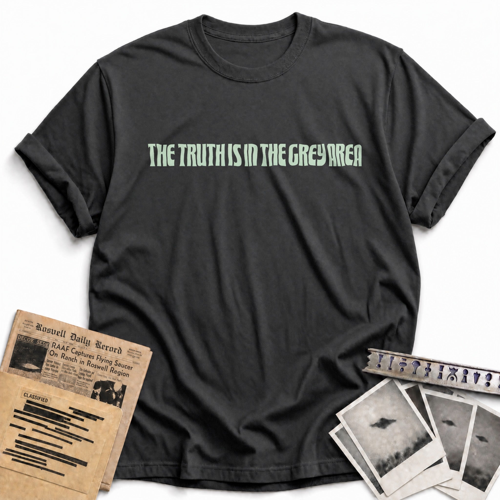 The Truth Is In The Grey Area 03 - Charcoal
