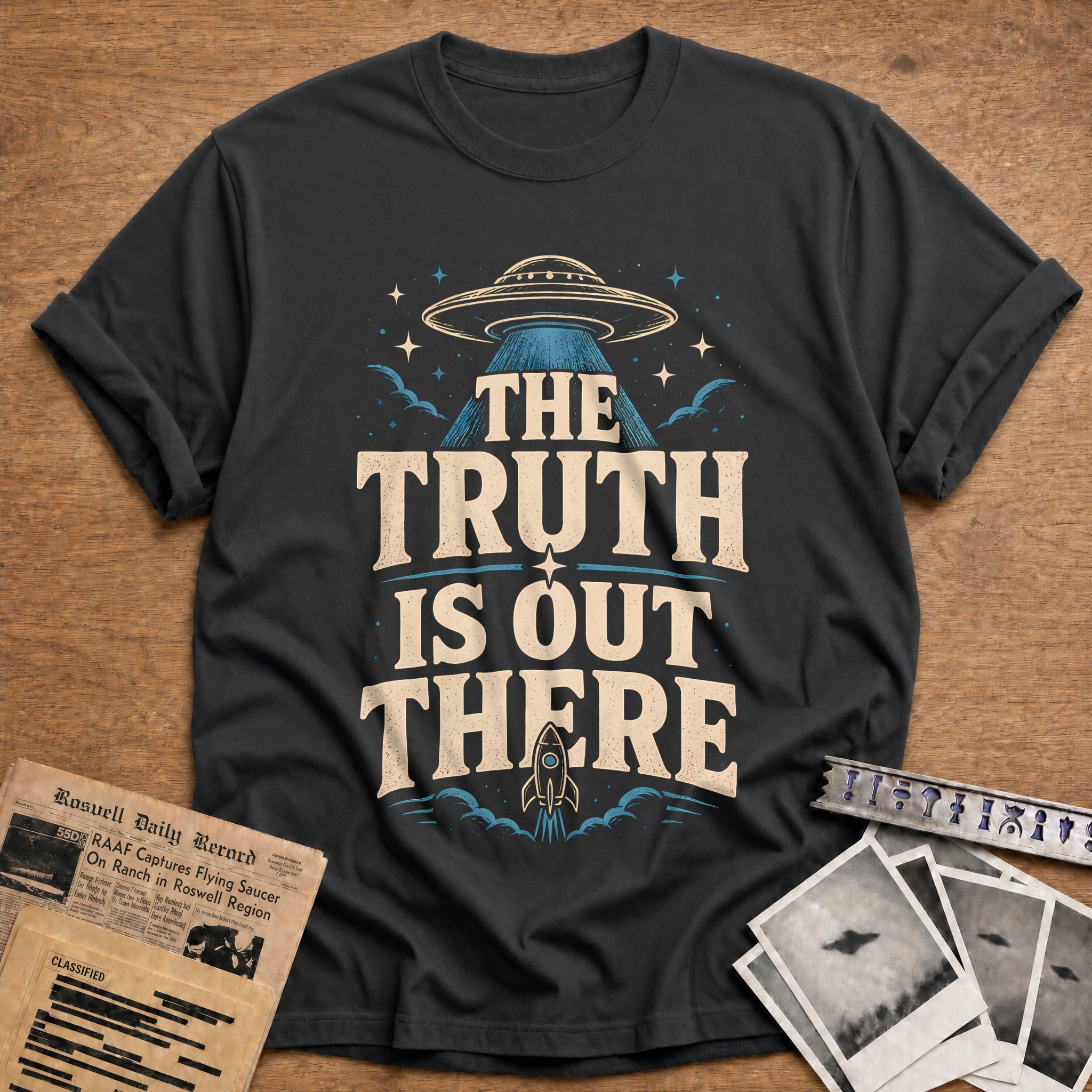 The Truth Is Out There 83 T-Shirt - Charcoal