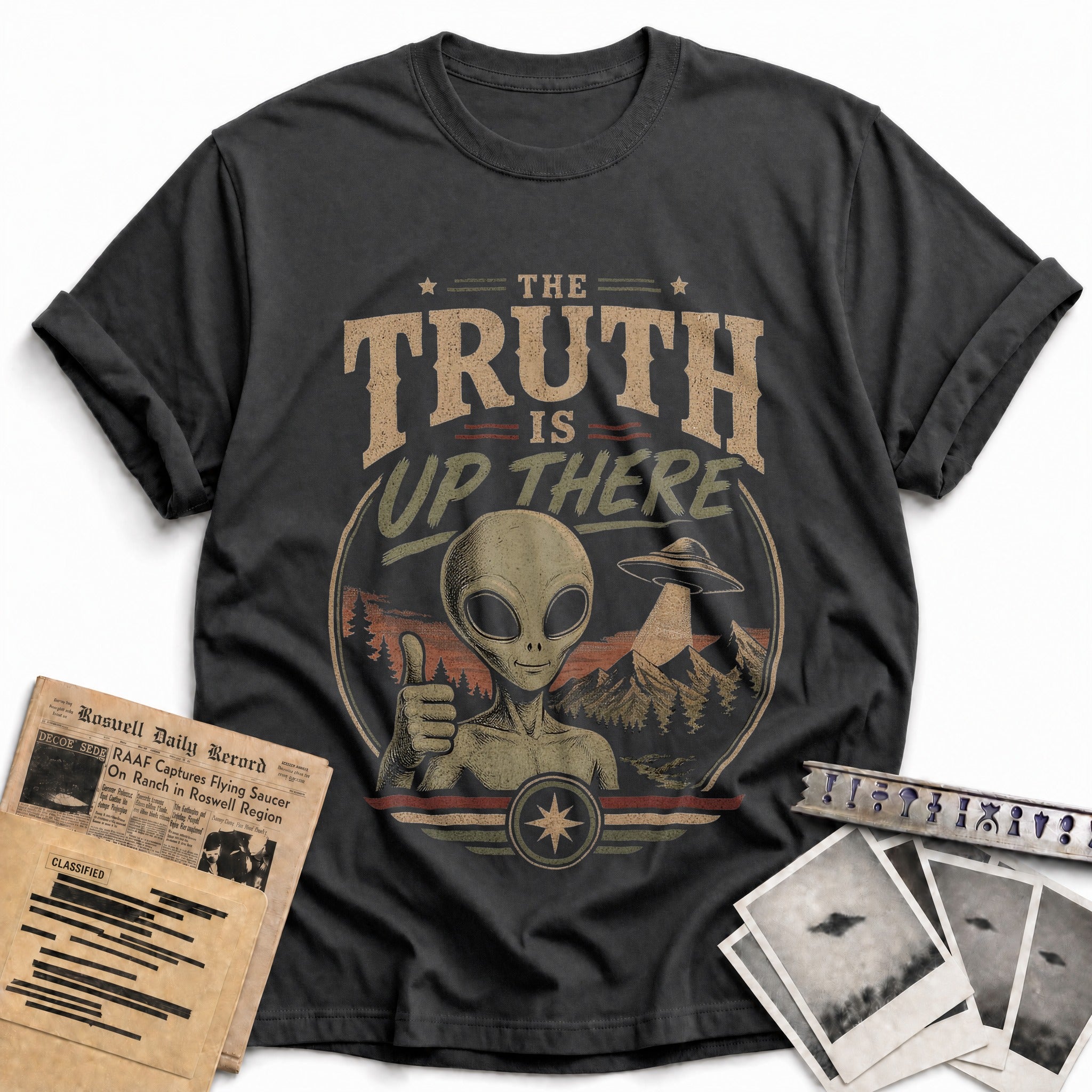The Truth Is Up There 01 - Charcoal