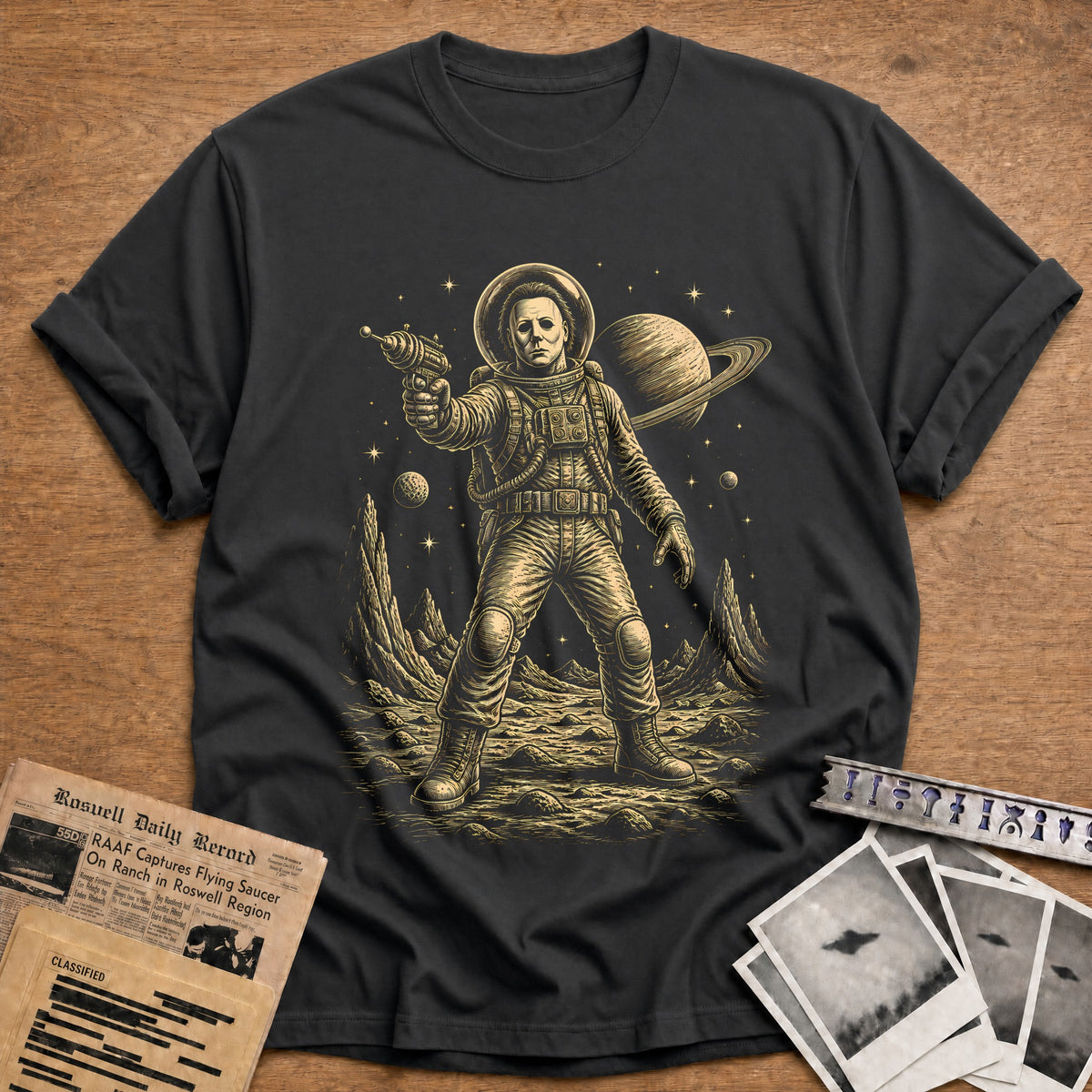 The Visitor 89 T-Shirt - Charcoal