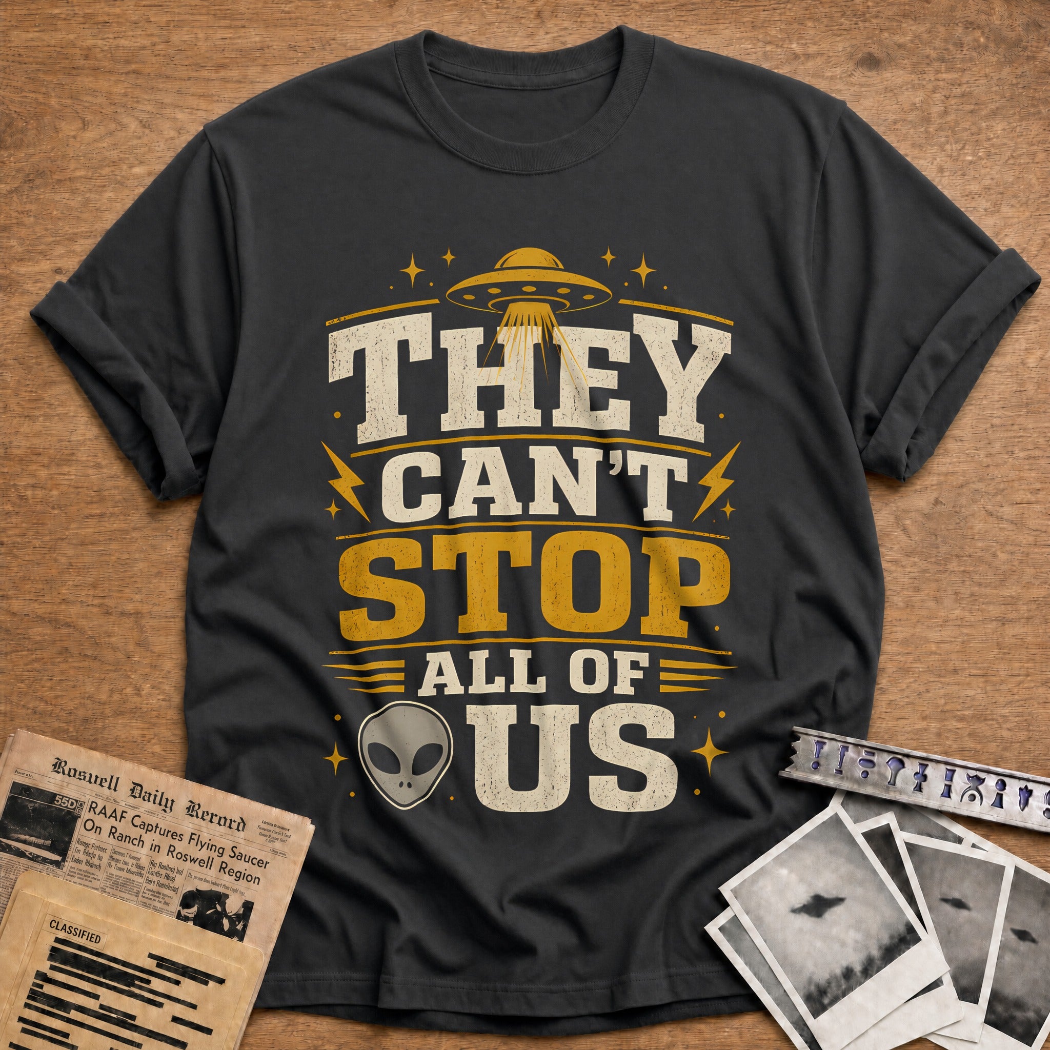 They Can T Stop All Of Us 41 T-Shirt - Charcoal