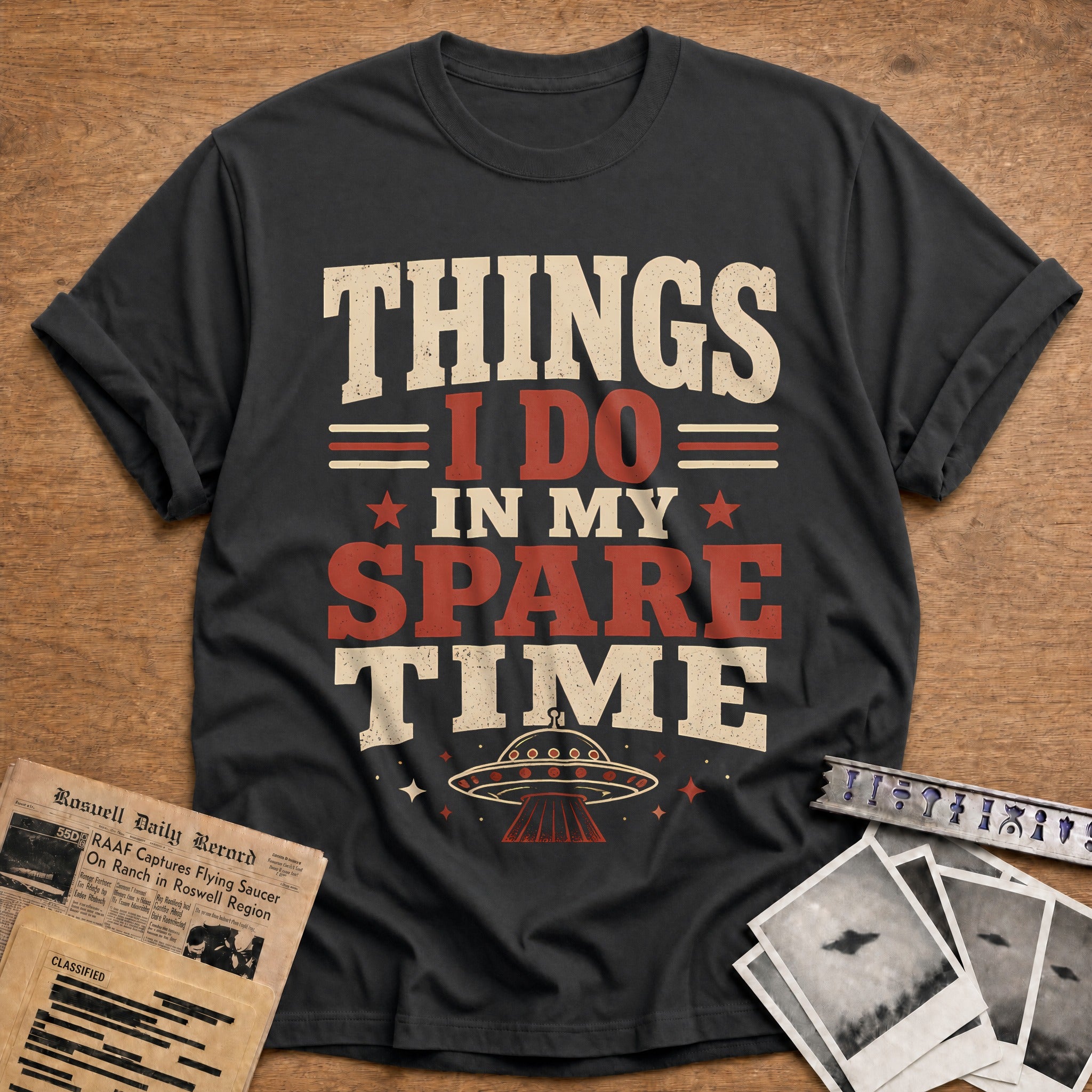 Things I Do In My Spare Time 12 T-Shirt - Charcoal
