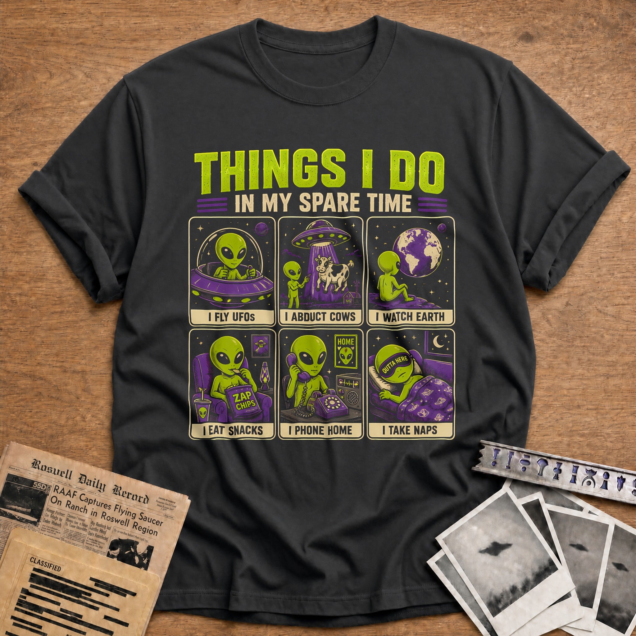 Things I Do Spare Time 95 T-Shirt - Charcoal