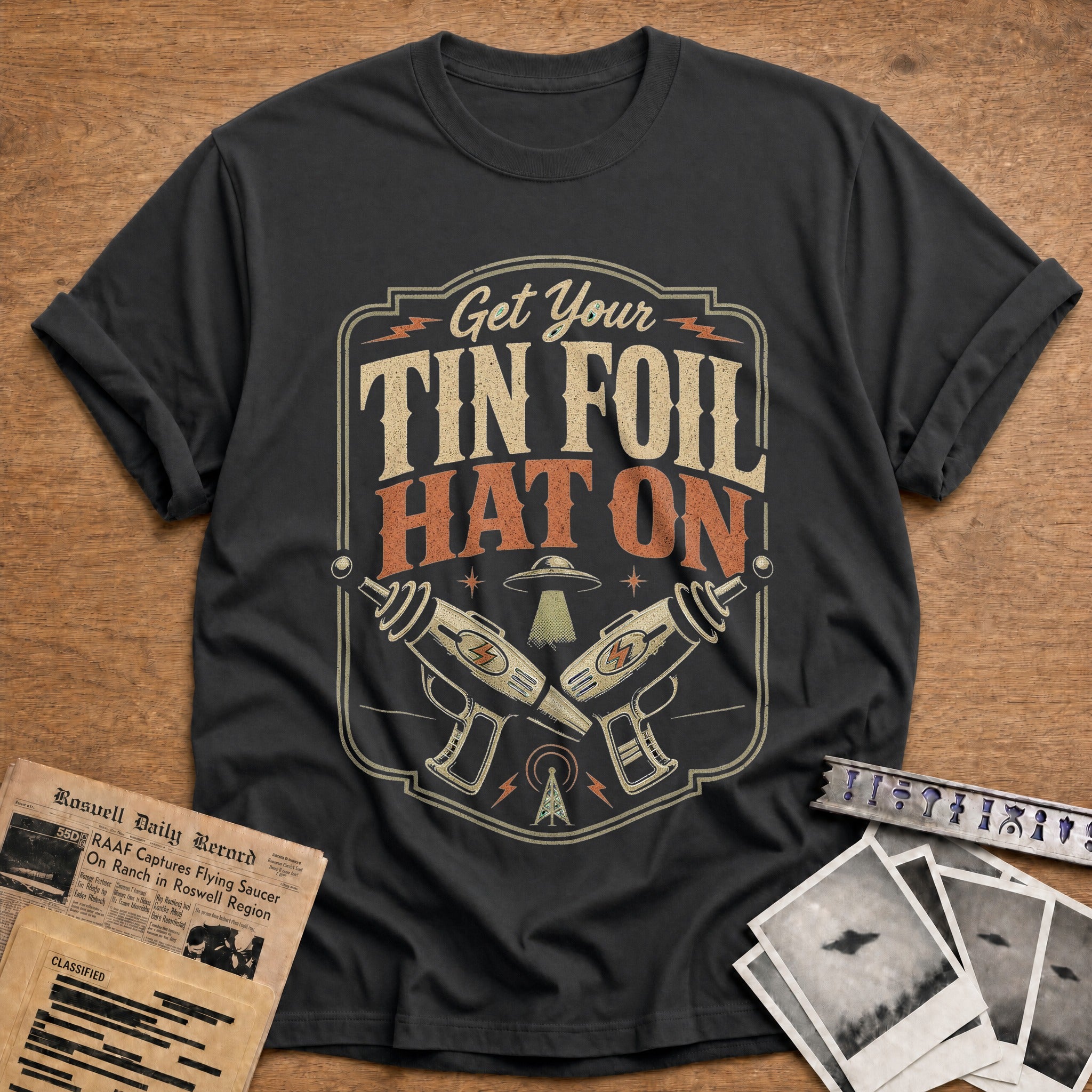 Tin Foil Hat On - Charcoal