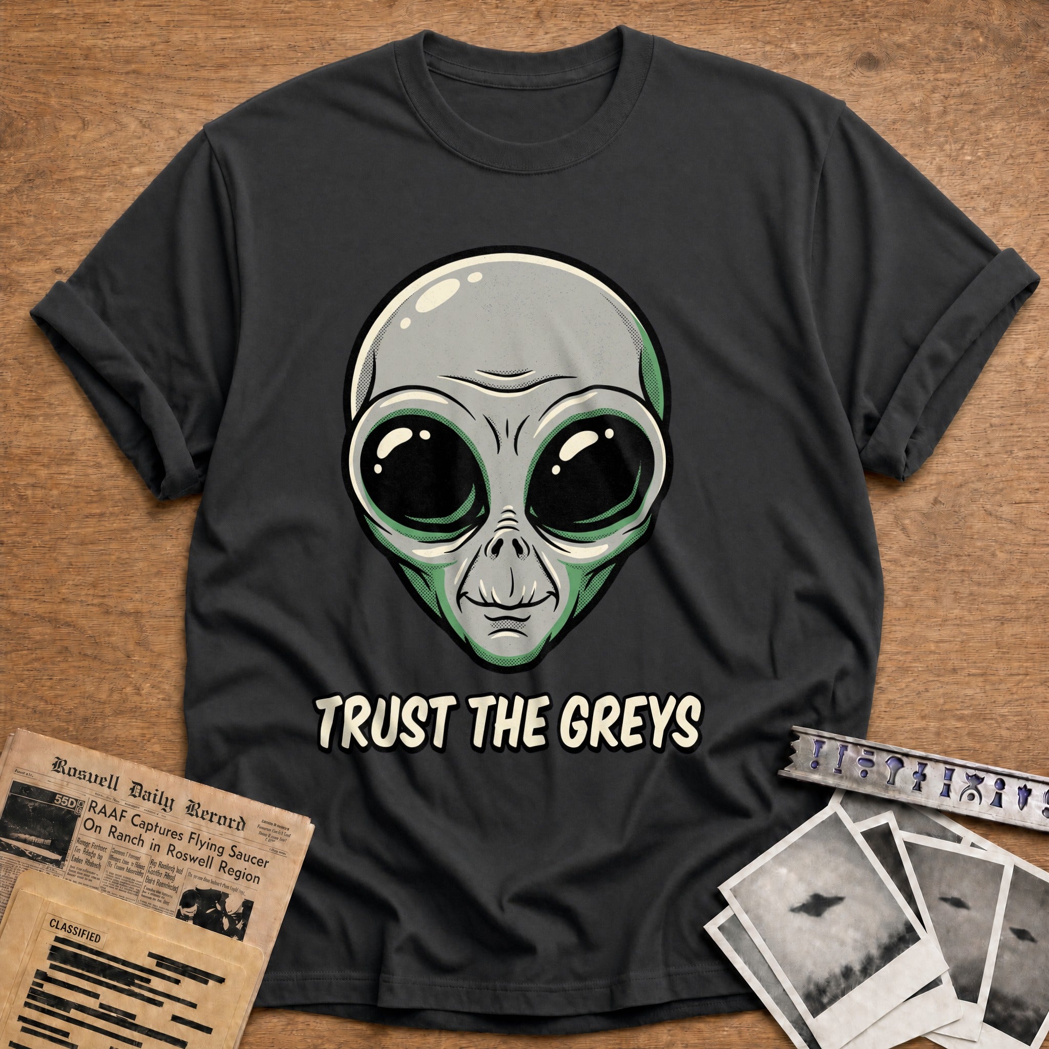 Trust The Greys - Charcoal