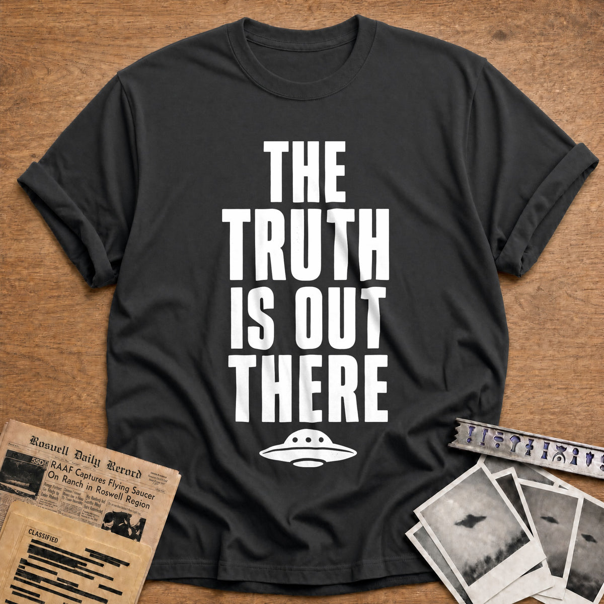 Truth Out There 73 T-Shirt - Charcoal