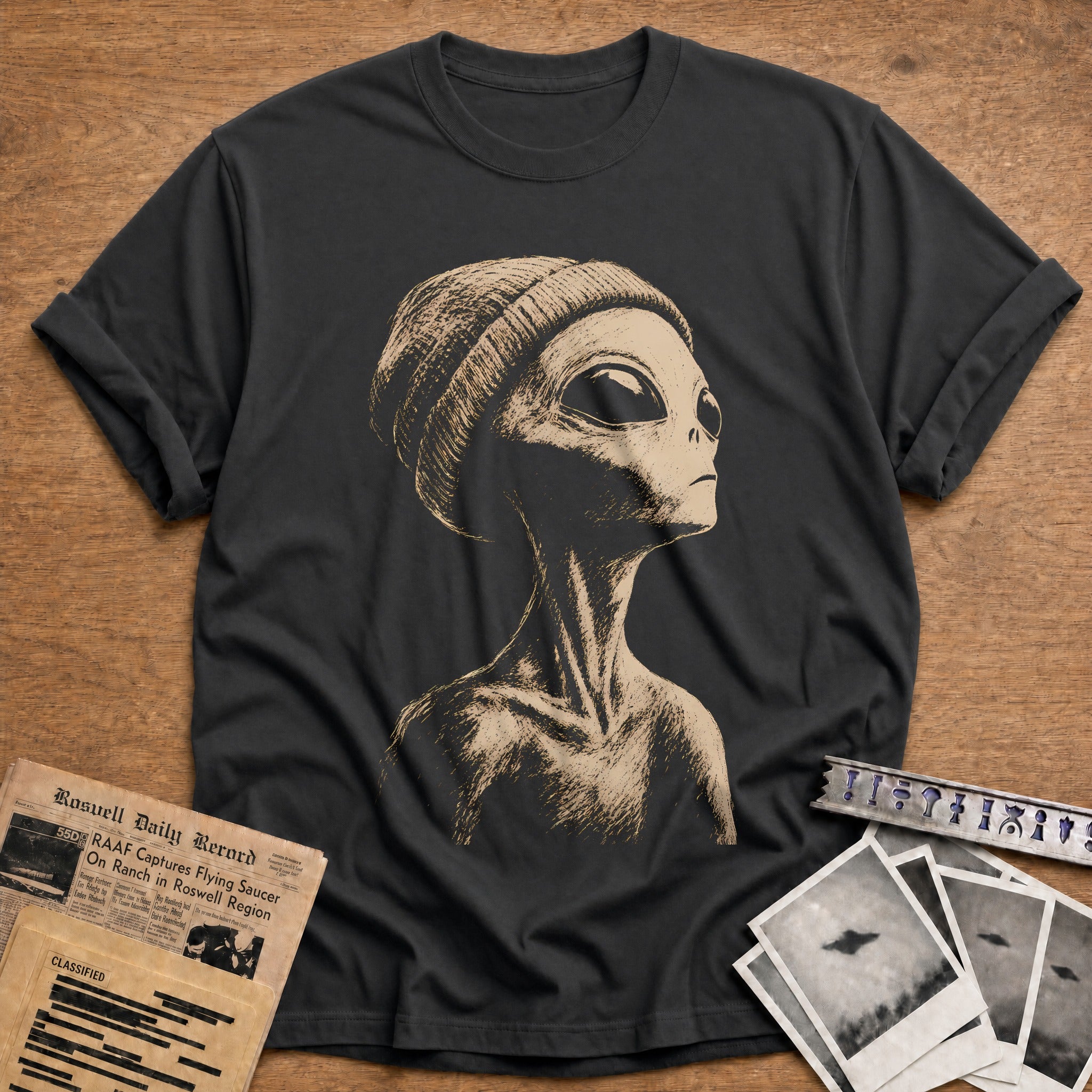 Tuned In T-Shirt - Charcoal