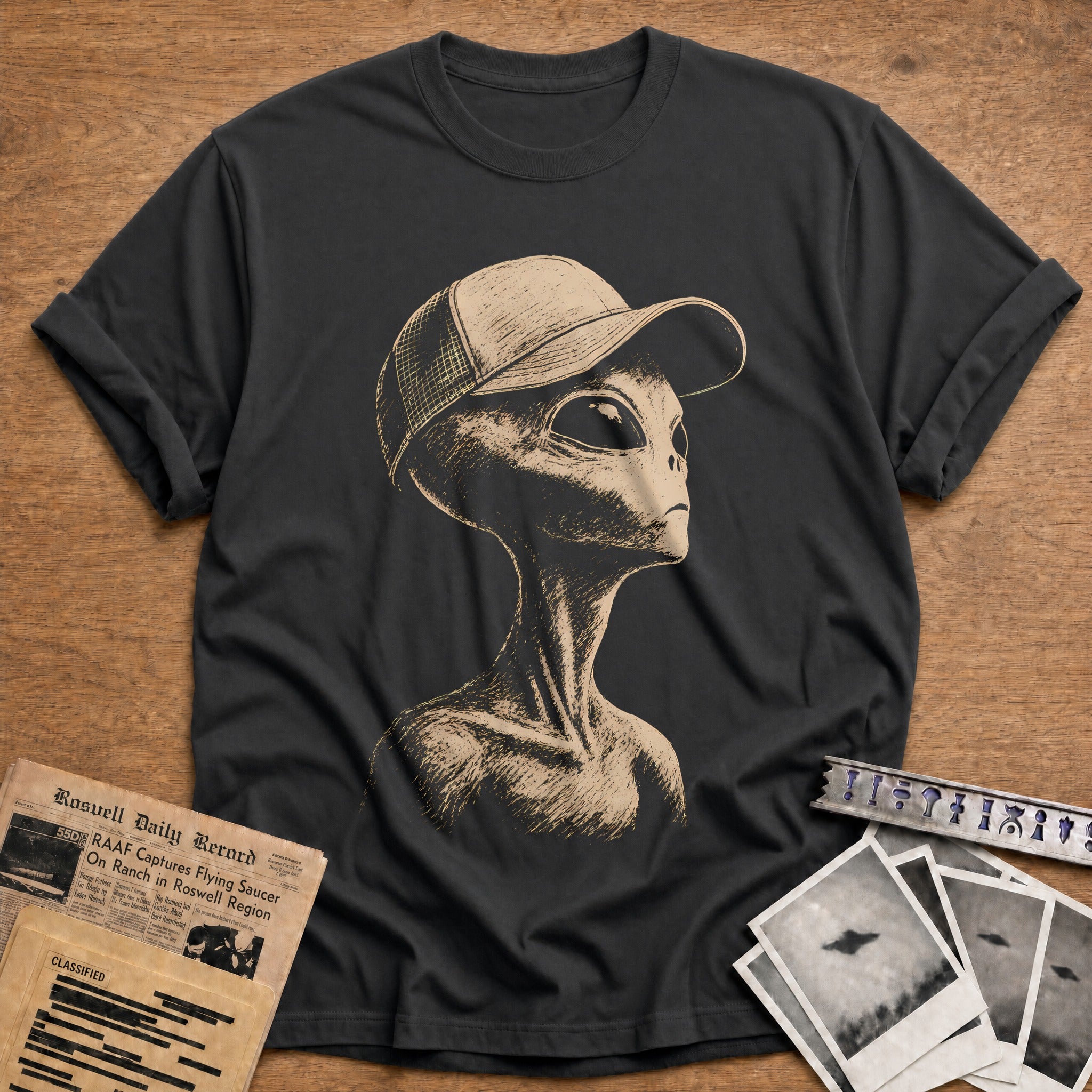 Undercover Assignment T-Shirt - Charcoal