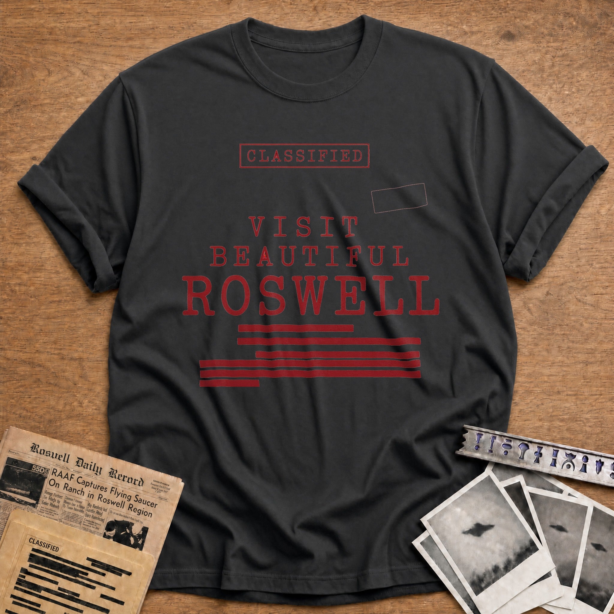 Visit Beautiful Roswell - Charcoal